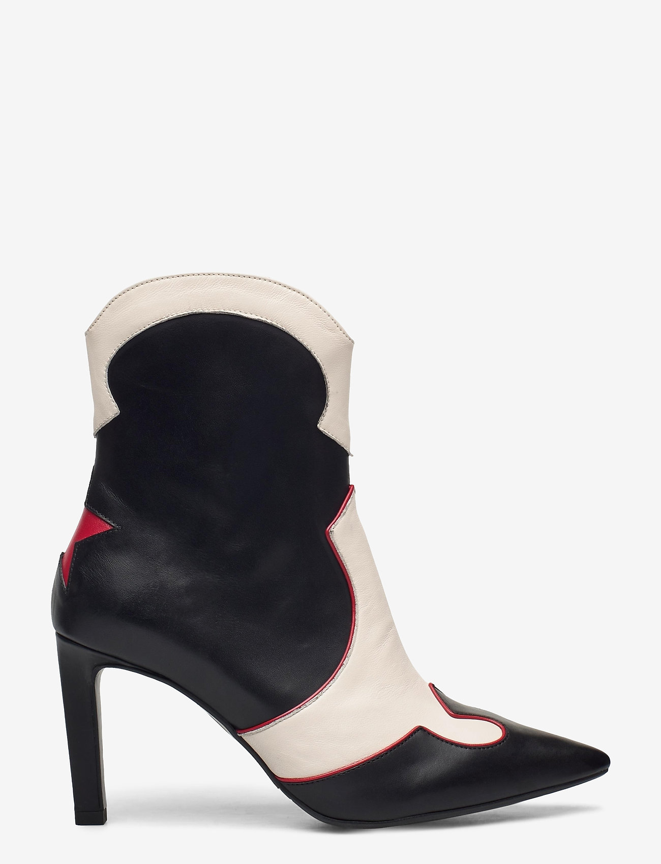 Billi Bi - Booties - black/red/white comb. 893 - 1