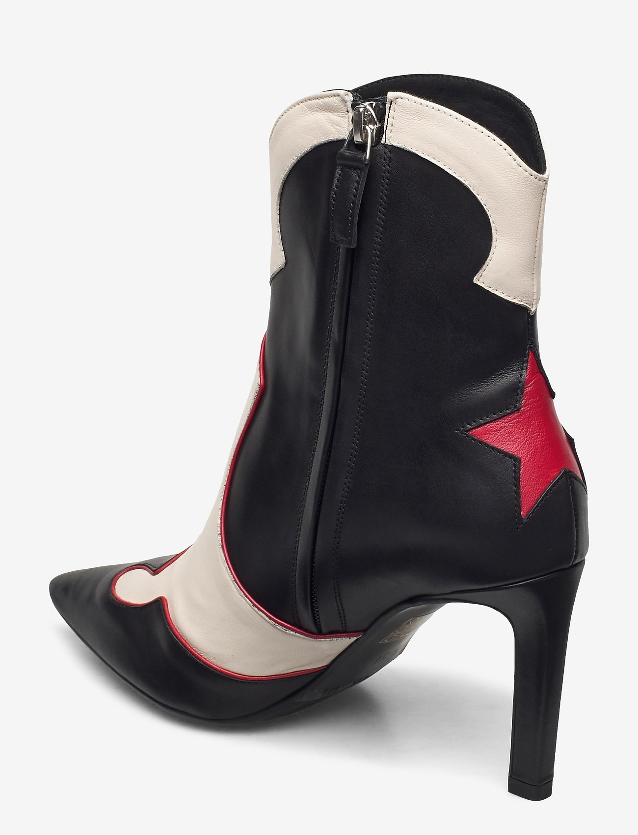 Billi Bi - Booties - black/red/white comb. 893 - 2