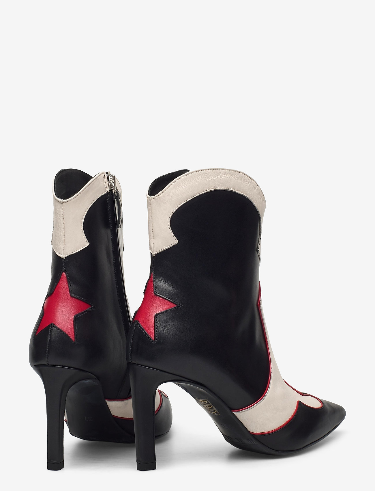 Billi Bi - Booties - black/red/white comb. 893 - 4