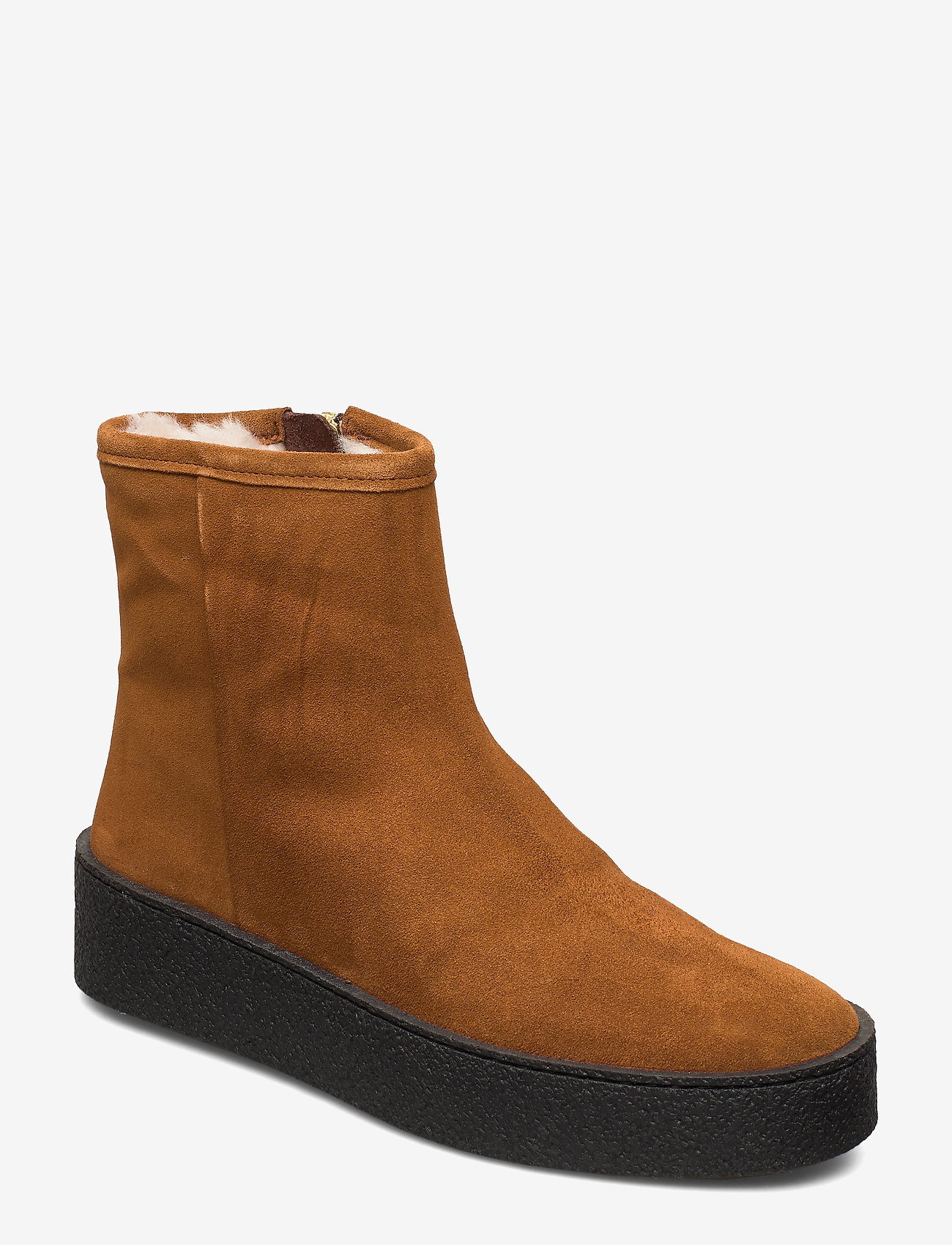 Warm lining 5831 - COGNAC SUEDE/BL. SOLE/GOLD 55
