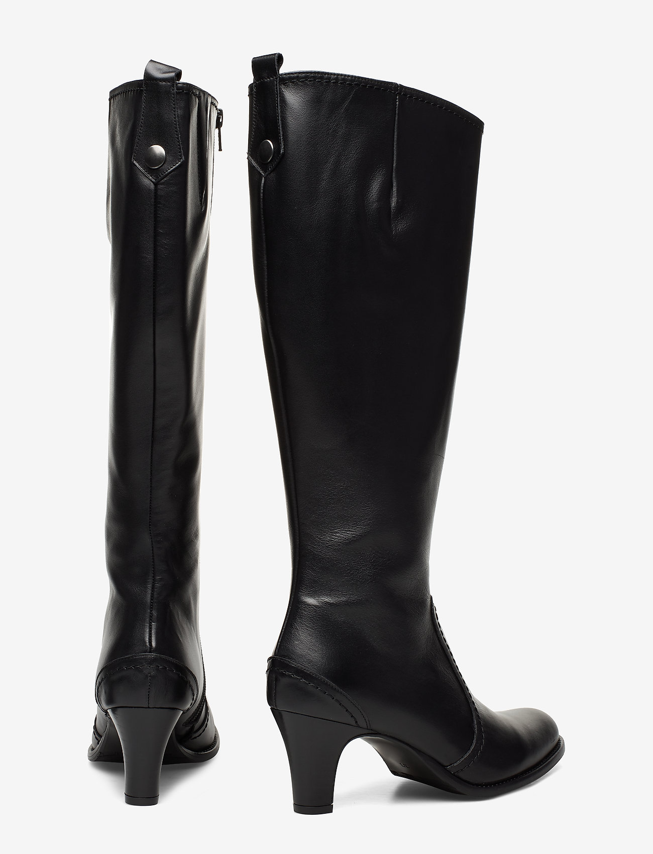 Billi Bi - BOOTS - EXTRA WIDTH - black box/bl. heel 80 ex wide - 4