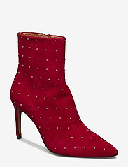 BOOTS - RED SUEDE/GOLD 59