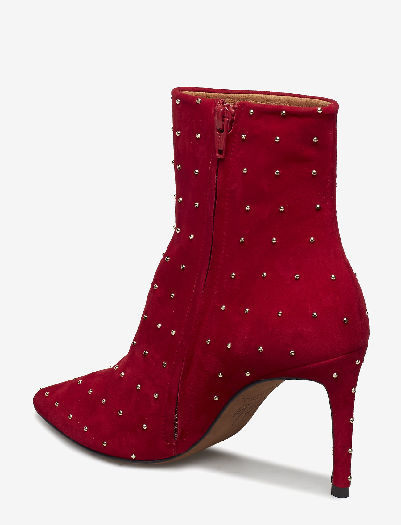 Billi Bi - BOOTS - red suede/gold 59 - 2