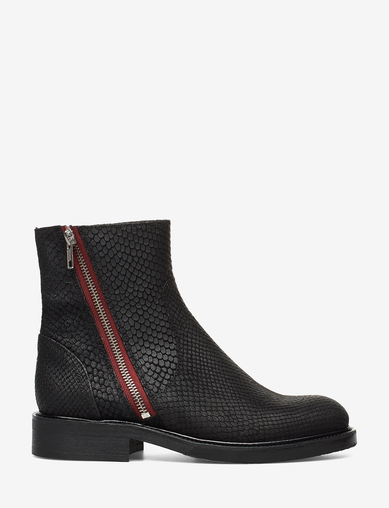 Billi Bi - Boots 83450 - black snake/red zip 30 - 1