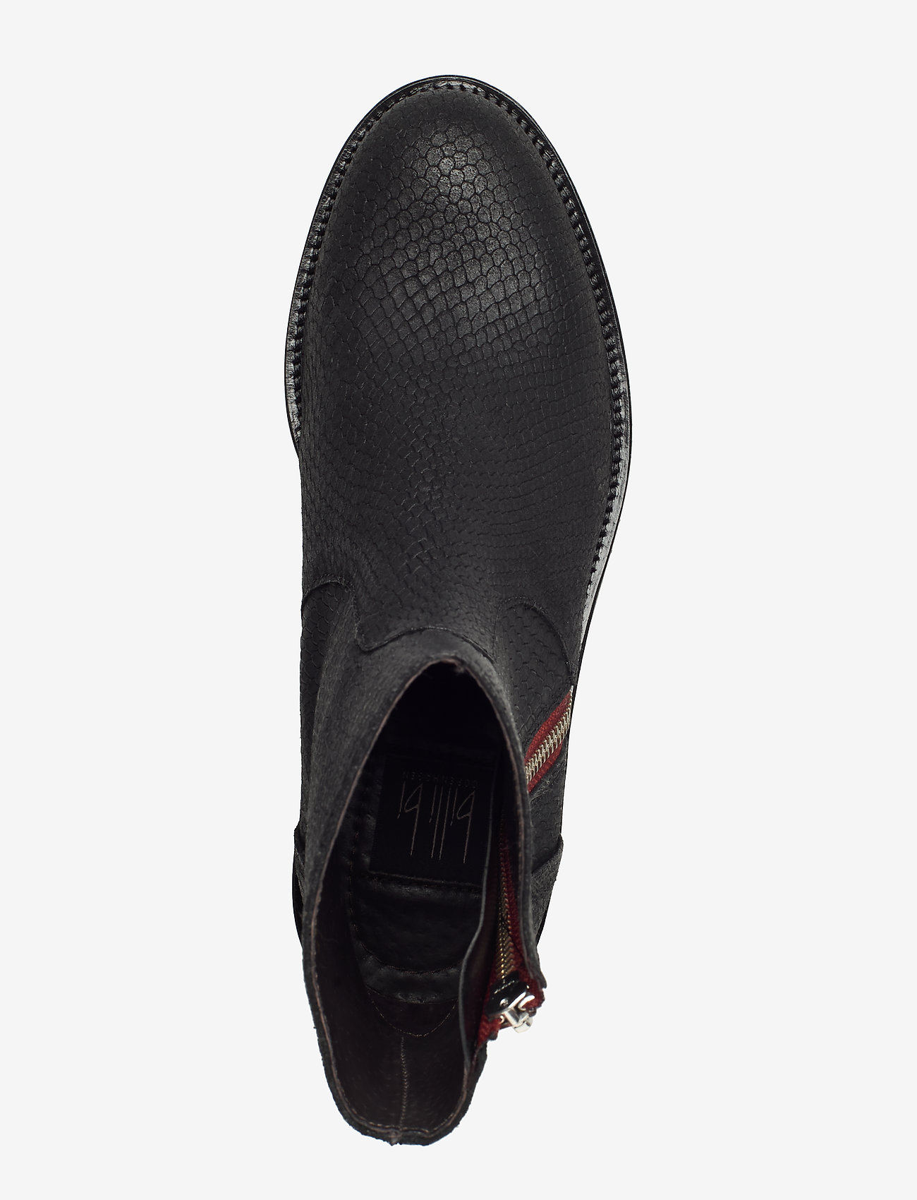 Billi Bi - Boots 83450 - black snake/red zip 30 - 3