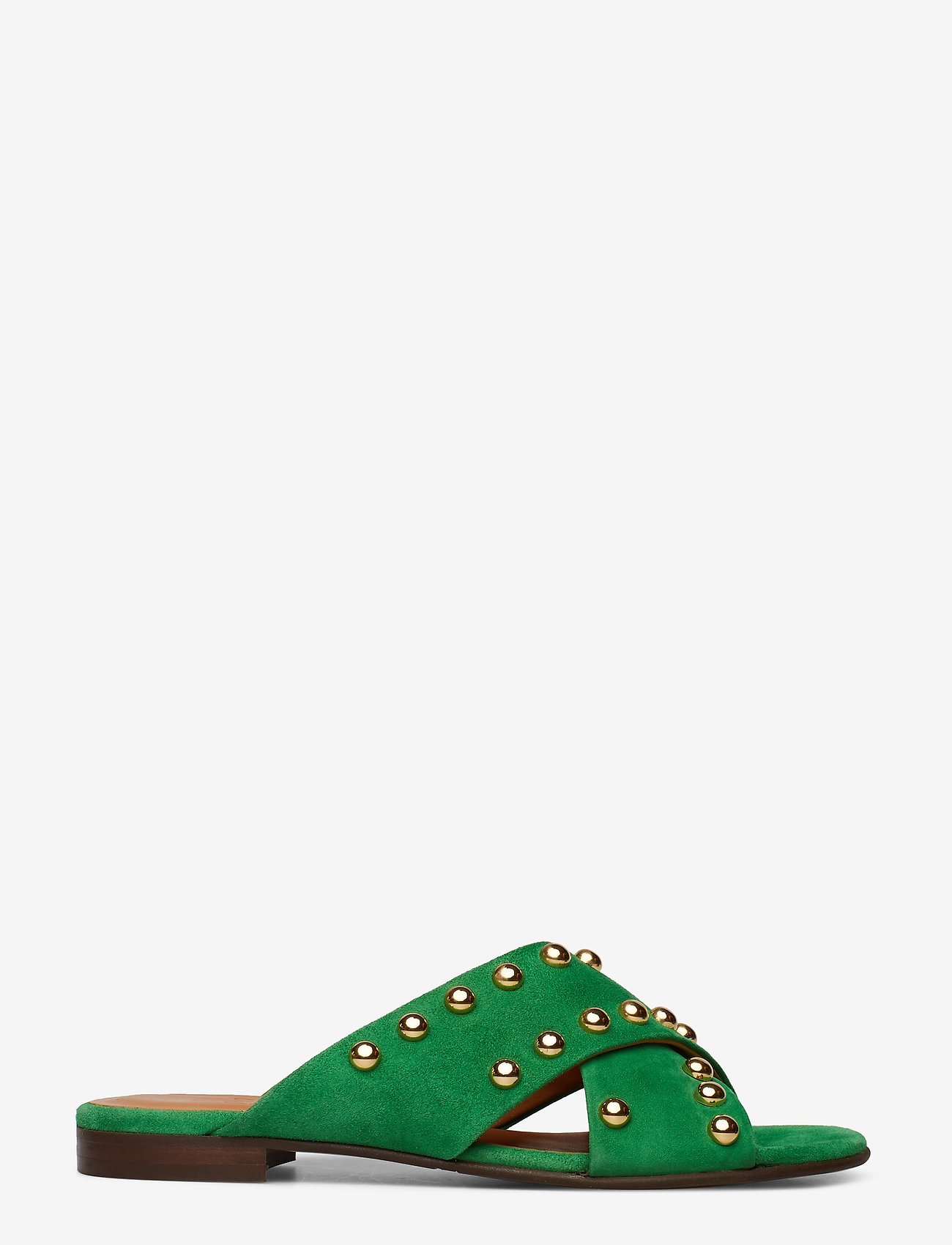 Billi Bi - Slipper 8628 - green amazon suede/gold 542 - 2