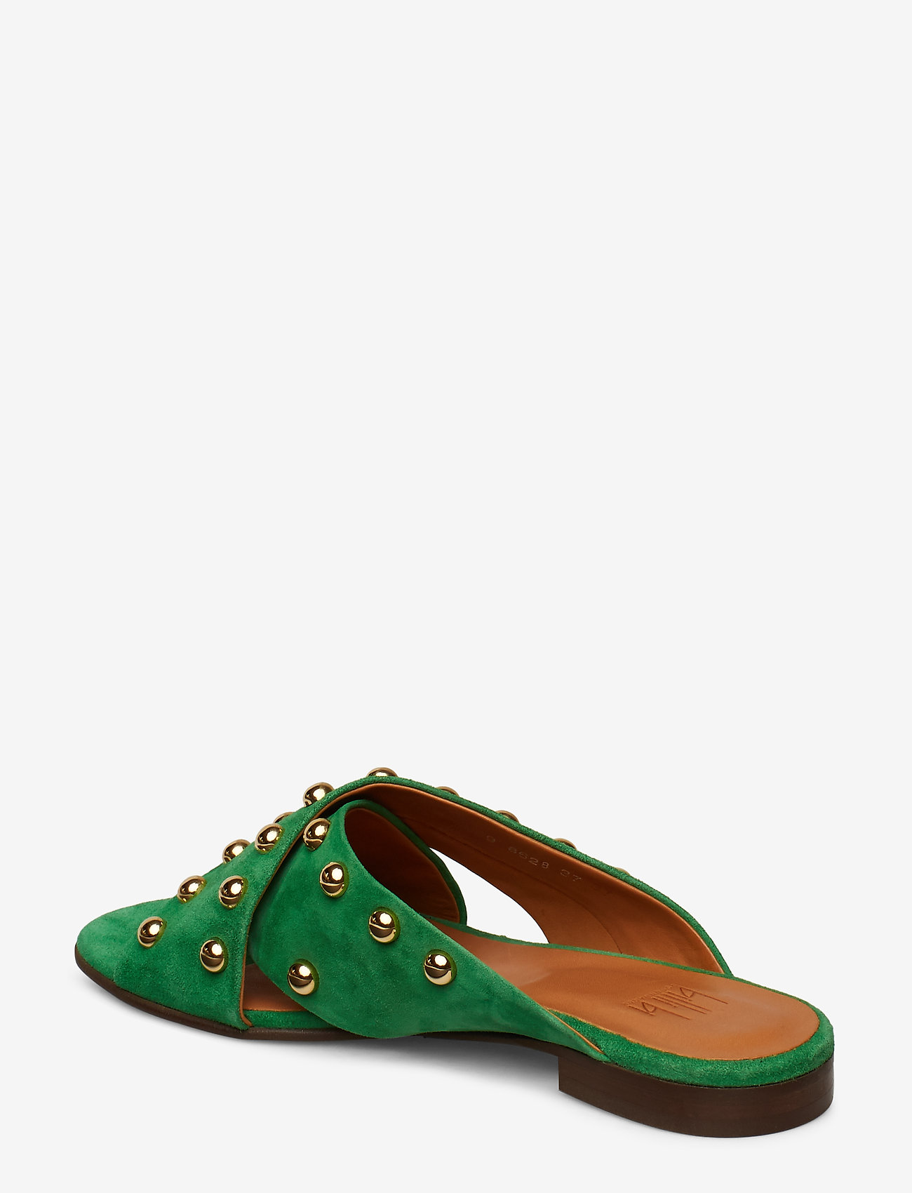 Billi Bi - Slipper 8628 - green amazon suede/gold 542 - 1
