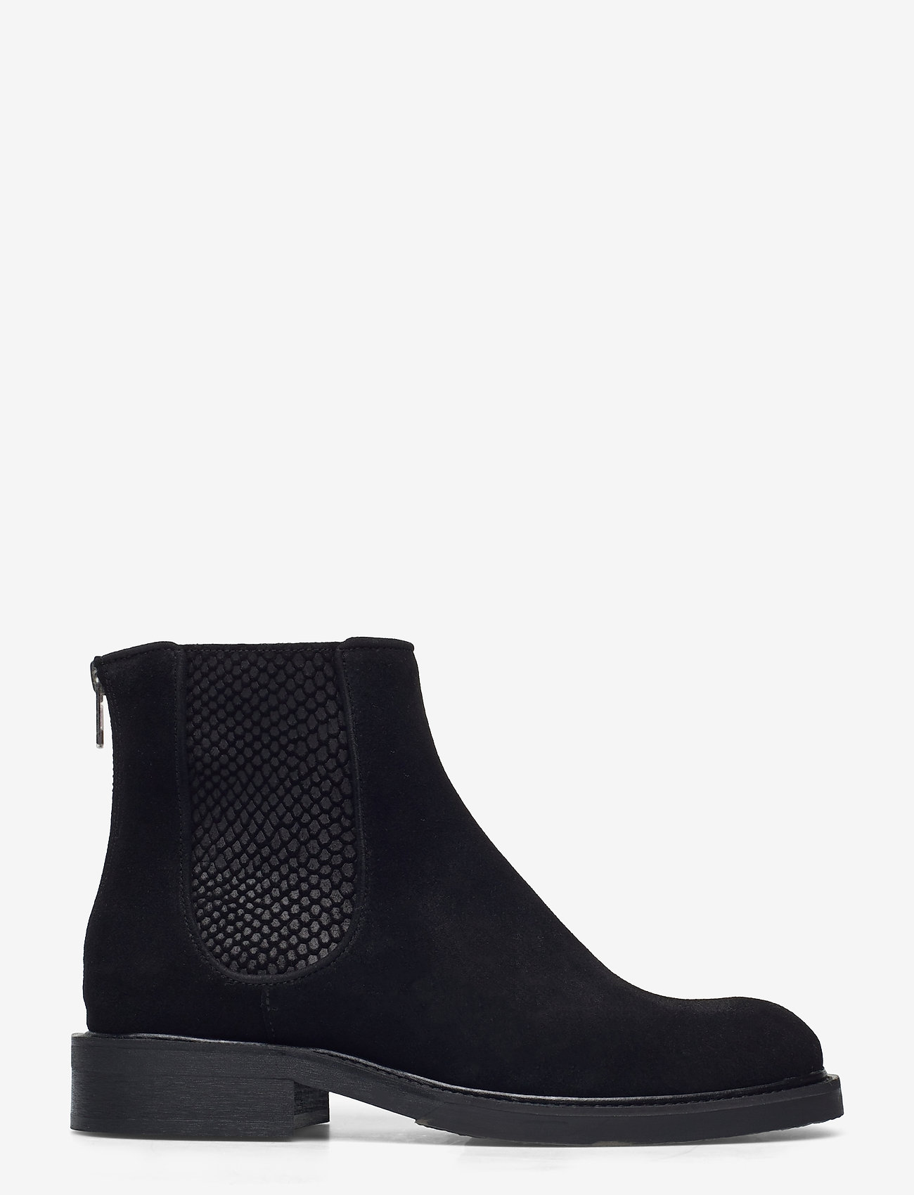 Billi Bi - Boots 93451 - black suede/red zip 509 - 1