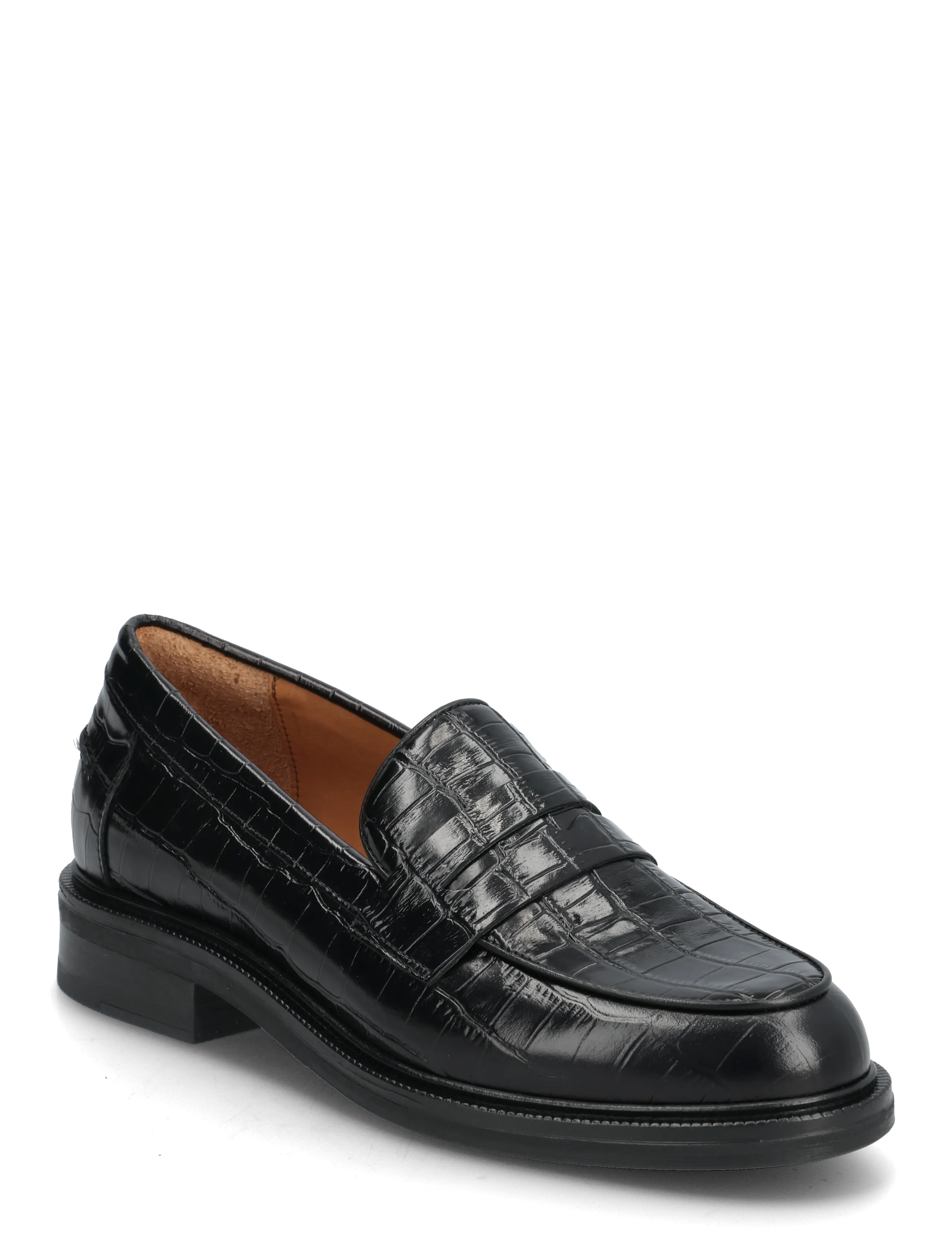 Billi Bi Shoes - Sko - BLACK MONTERREY CROCO / black
