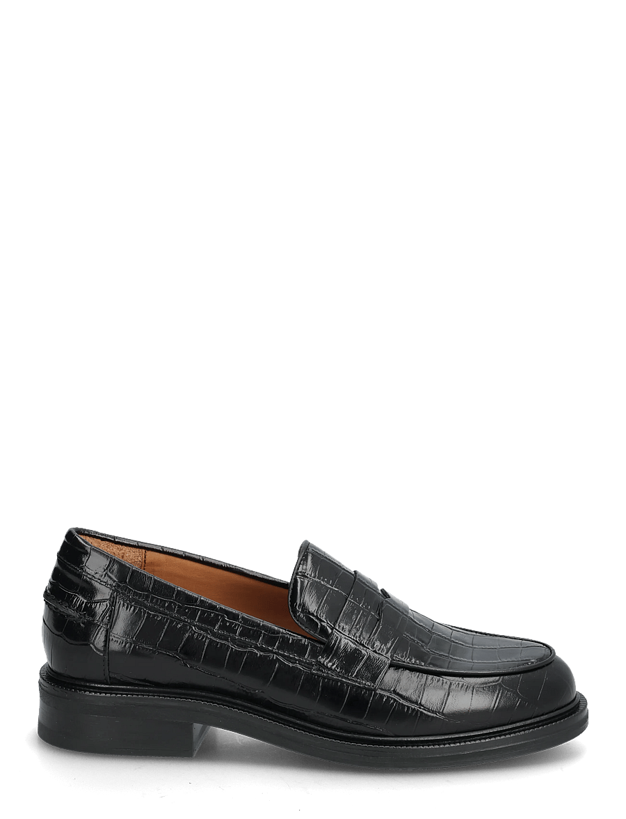 Billi Bi - Shoes - fashion trends - black monterrey croco - 1