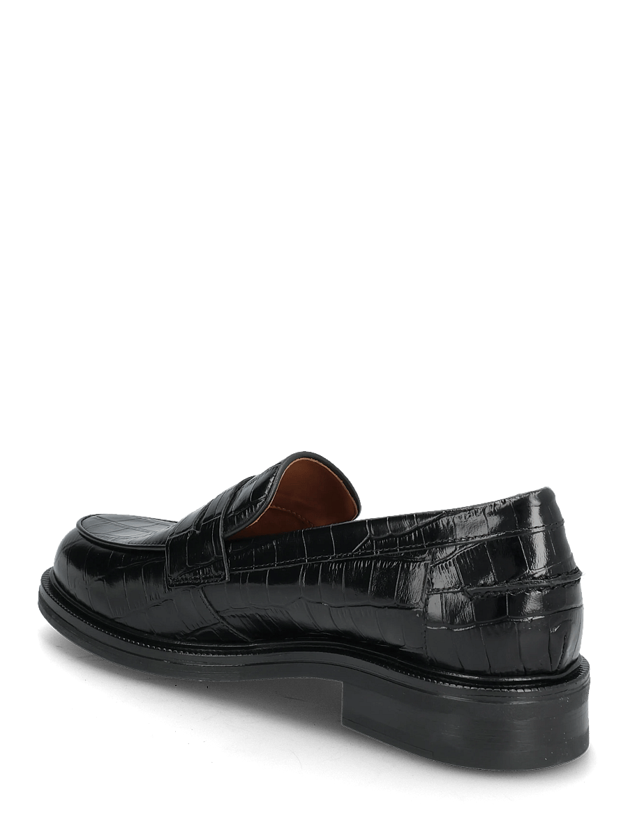 Billi Bi - Shoes - fashion trends - black monterrey croco - 2