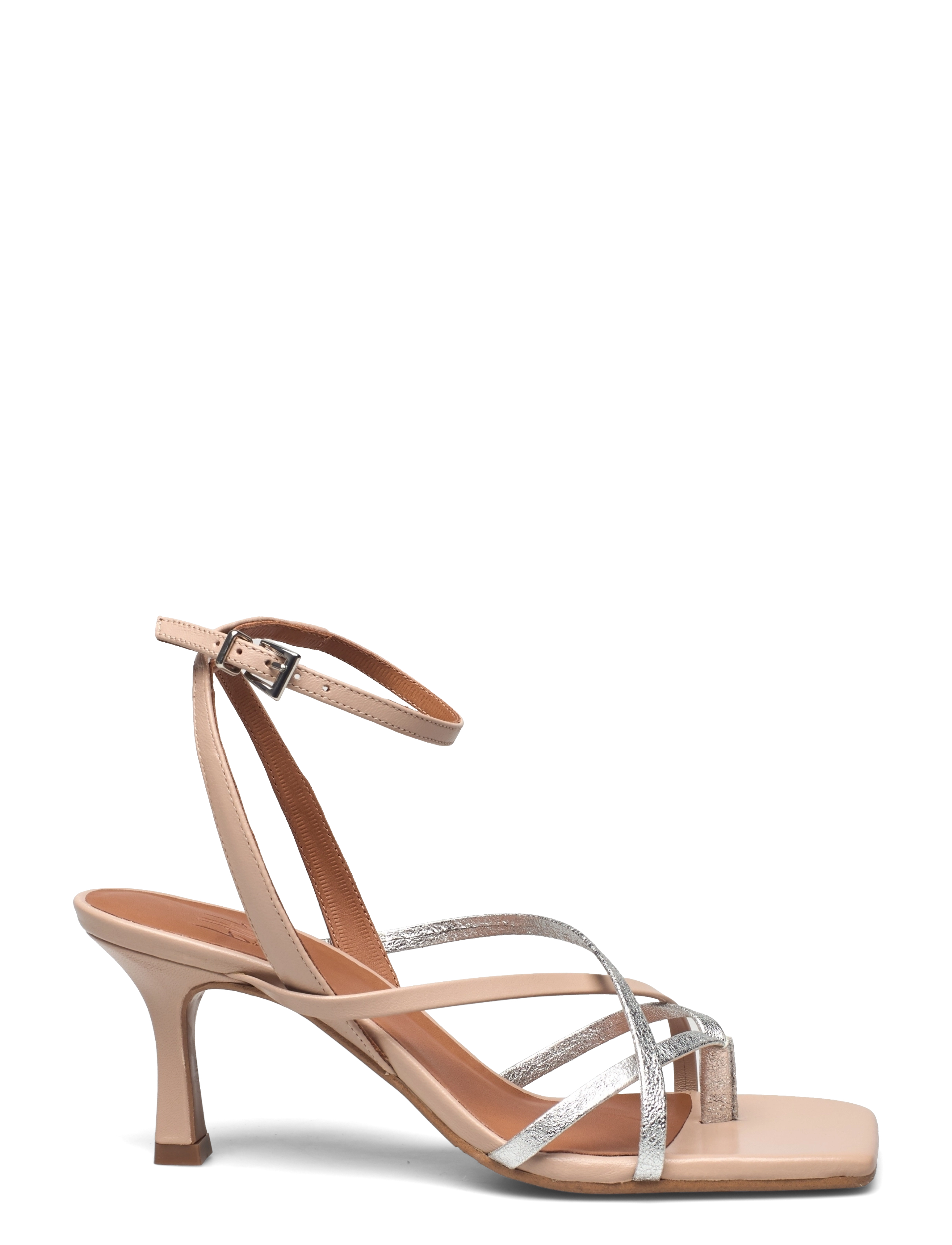 Billi Bi - Sandals A12639 - nude/silver comb. 782 - 1