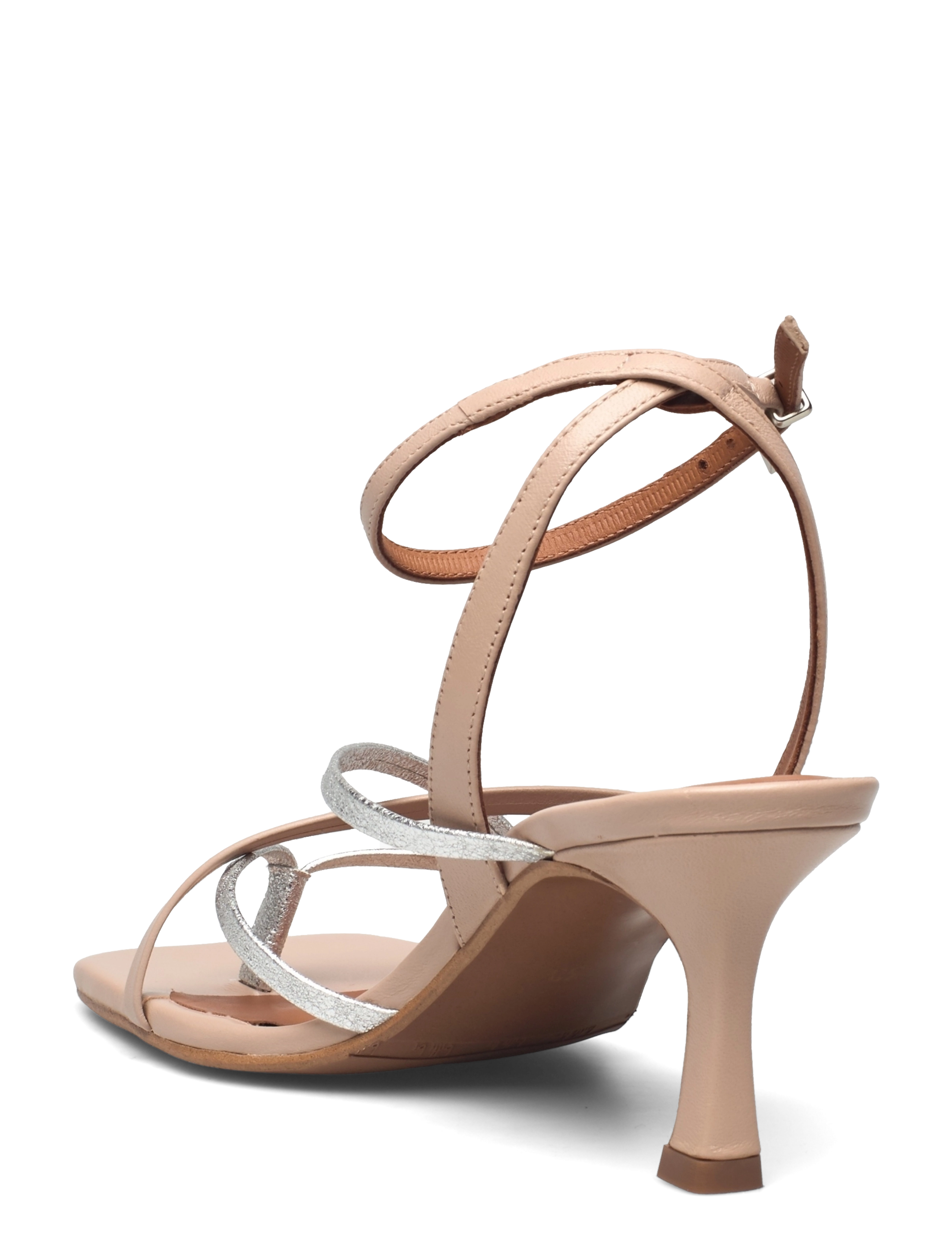 Billi Bi - Sandals A12639 - nude/silver comb. 782 - 2