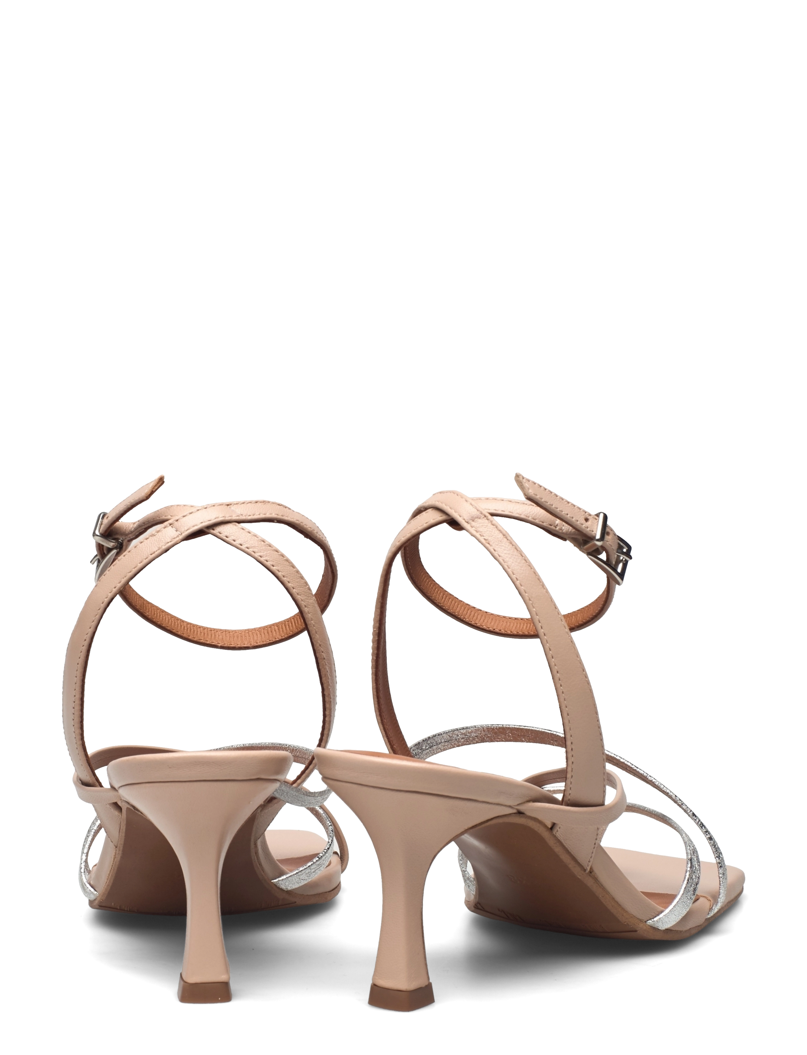 Billi Bi - Sandals A12639 - nude/silver comb. 782 - 4