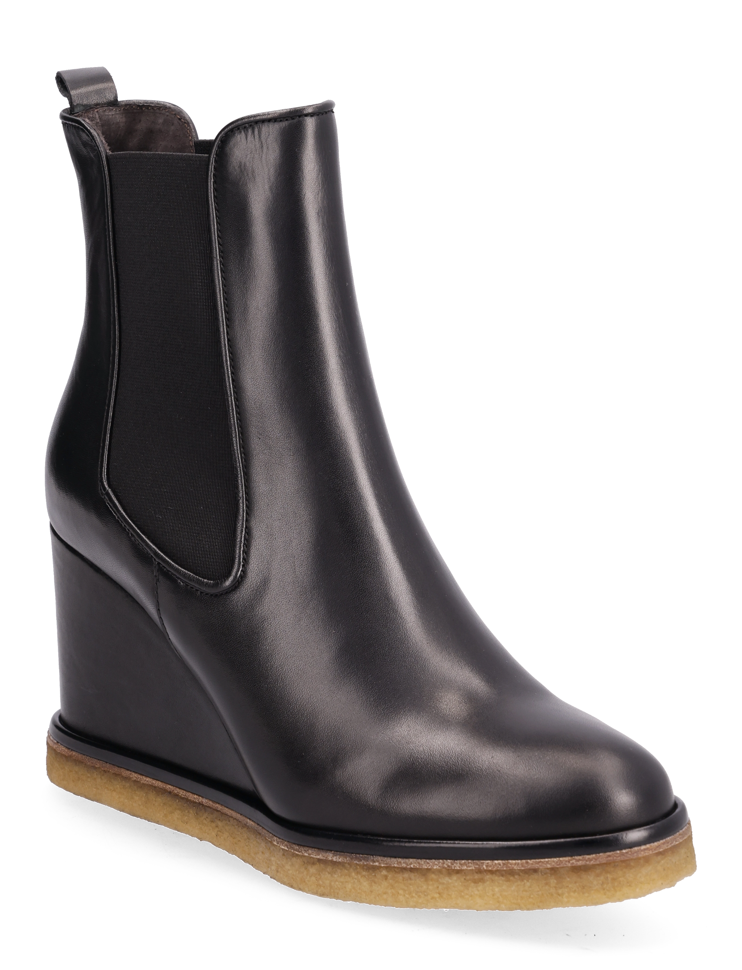 Booties - BLACK CALF 060