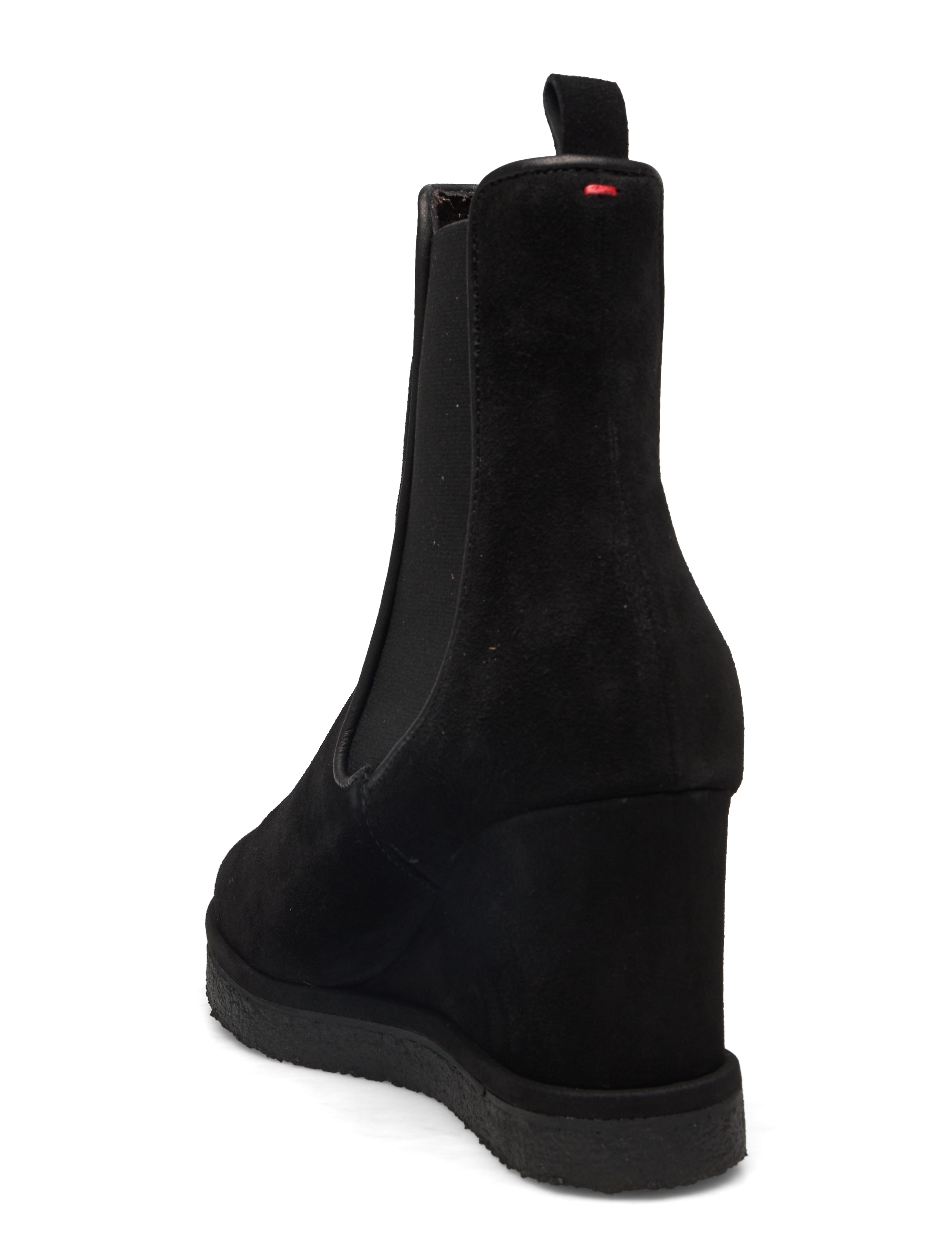 Billi Bi - Booties - høj hæl - black suede/bl.sole - 2