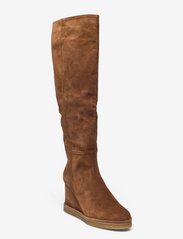 Long Boots - TABAC BABYSILK SUEDE 555