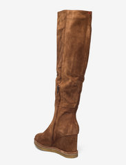 Billi Bi - Long Boots - kniehohe stiefel - tabac babysilk suede 555 - 2