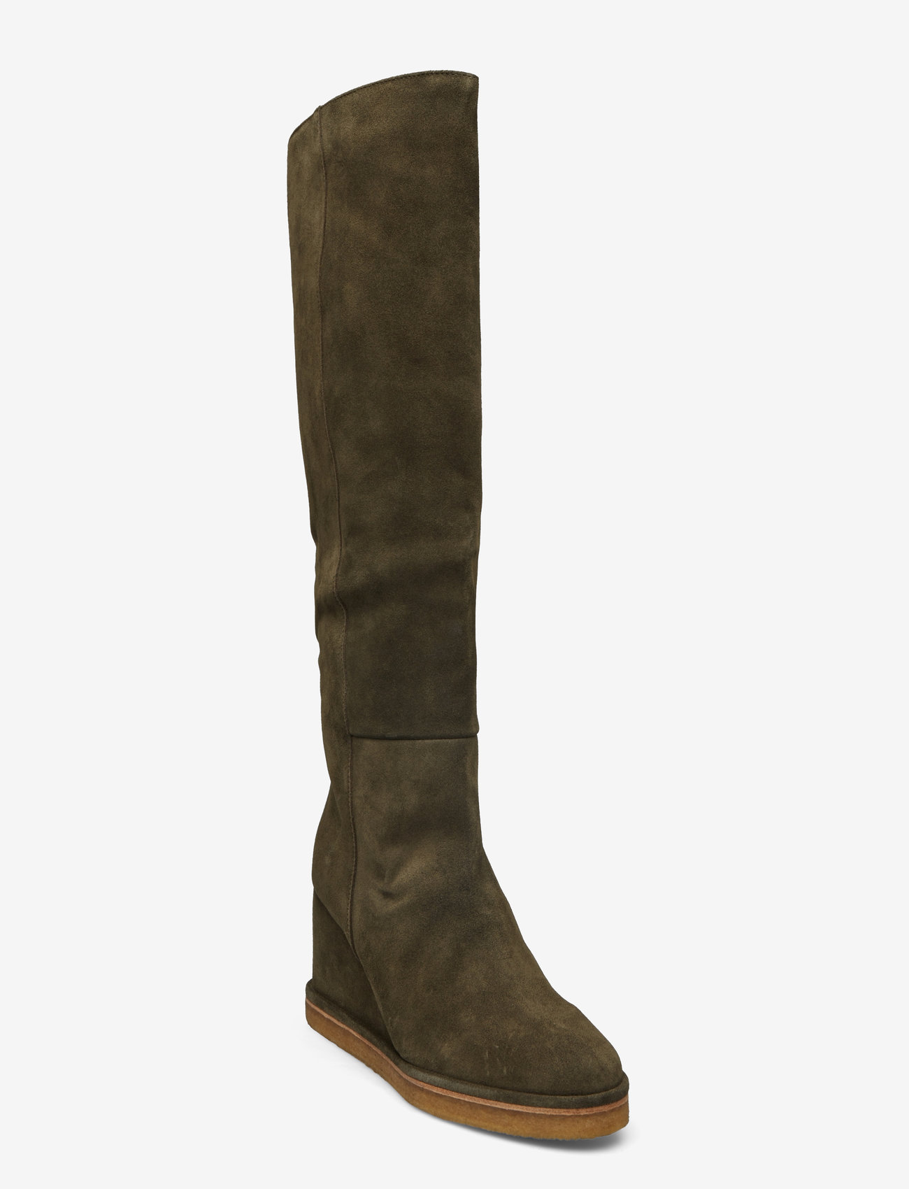 Billi Bi - Long Boots A1335 - army green  babysilk suede - 0