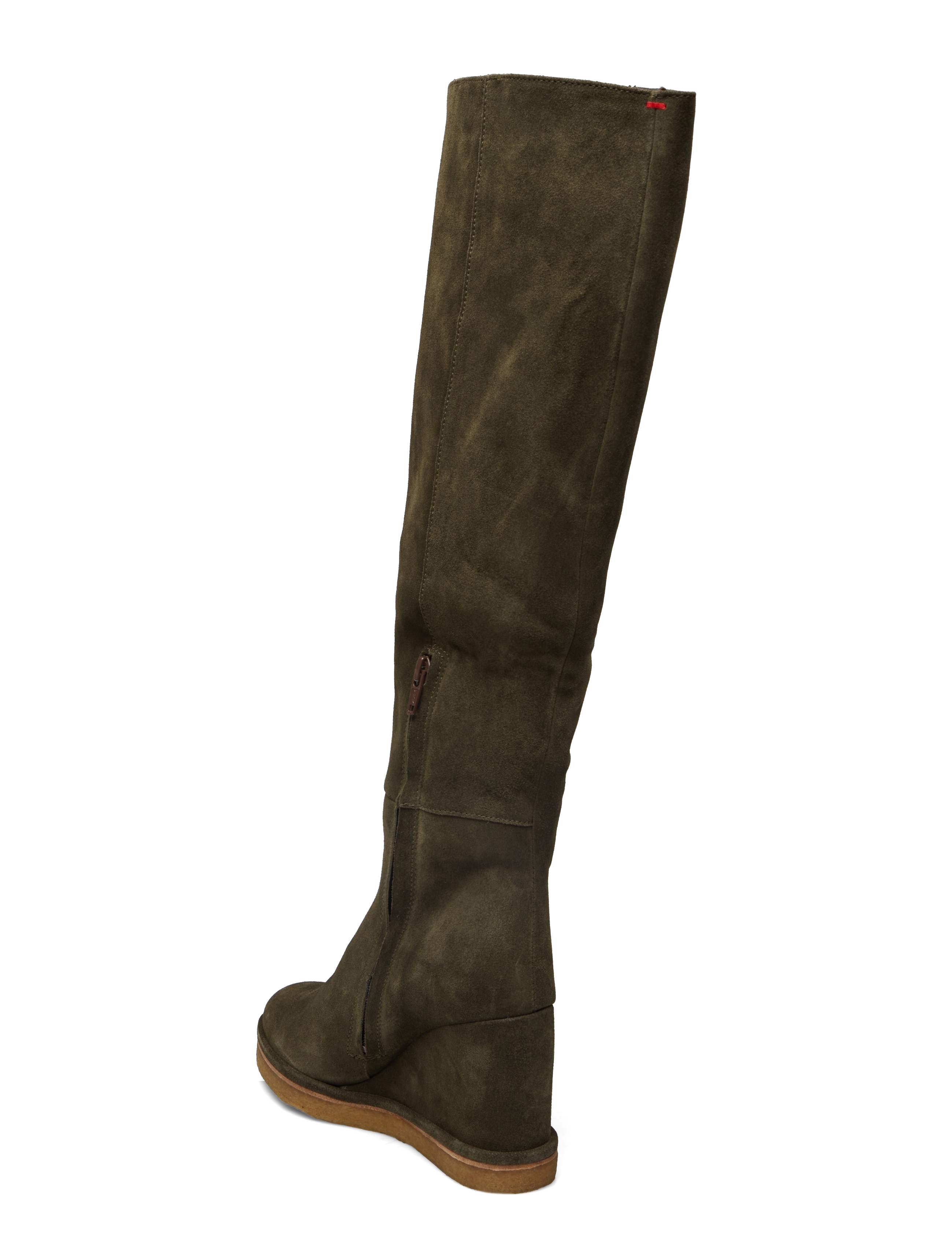 Billi Bi - Long Boots A1335 - army green  babysilk suede - 2