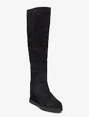 Billi Bi - Long Boots - höga stövlar - black suede/black sole - 0