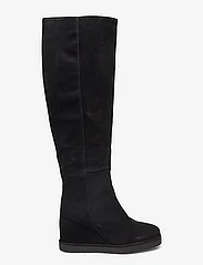Billi Bi - Long Boots - kniehohe stiefel - black suede/black sole - 1