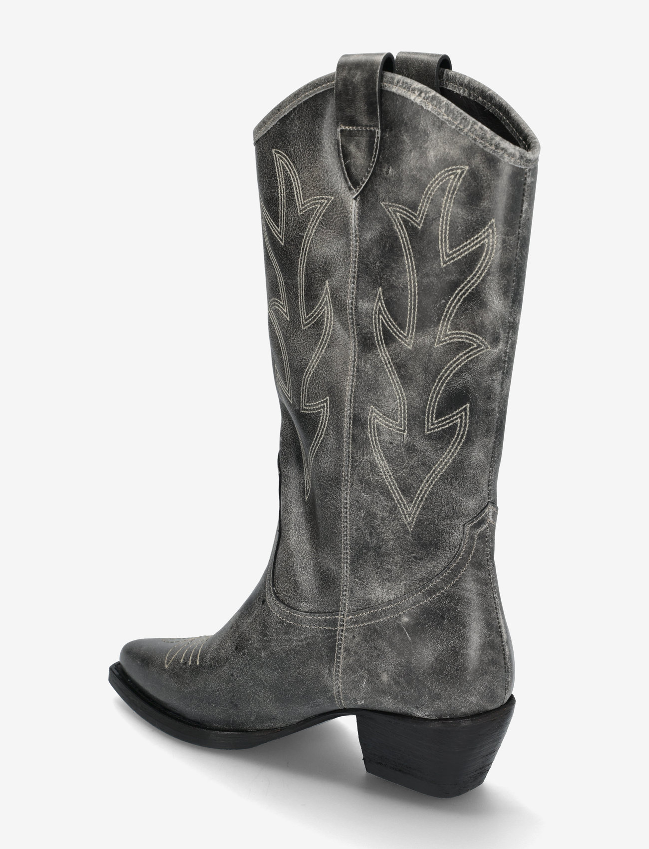 Billi Bi - Boots - cowboystøvler - black washed itaca calf - 2