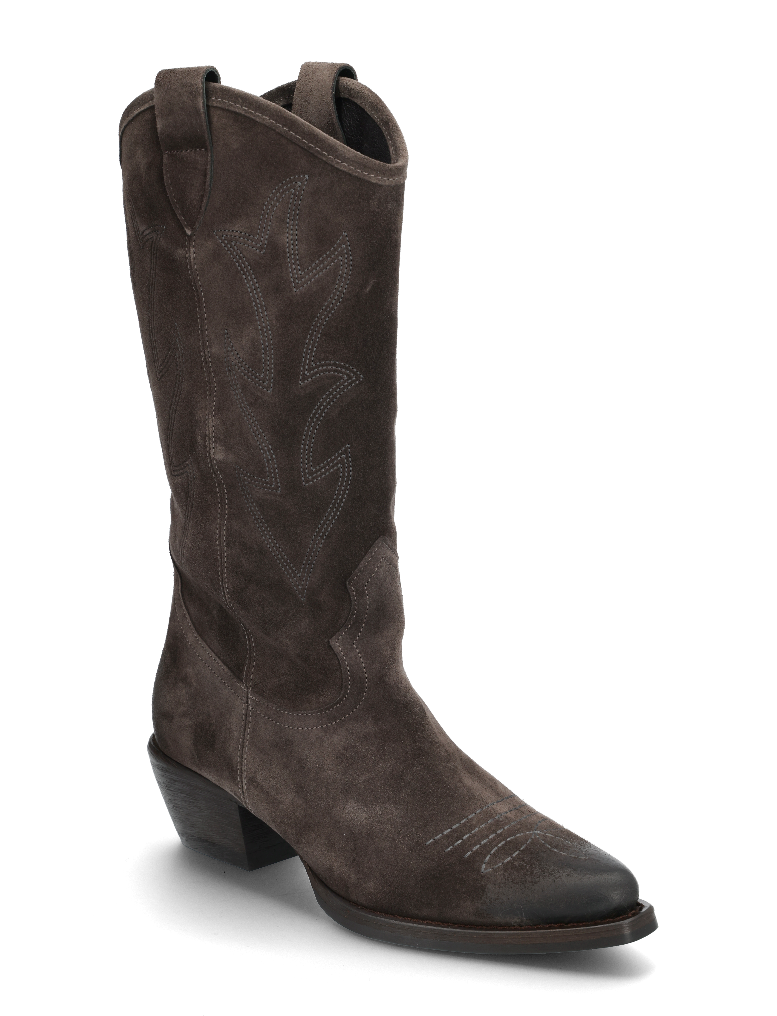 Billi Bi Boots - Langskaftede støvler - IMAN BABYSILK SUEDE / brown