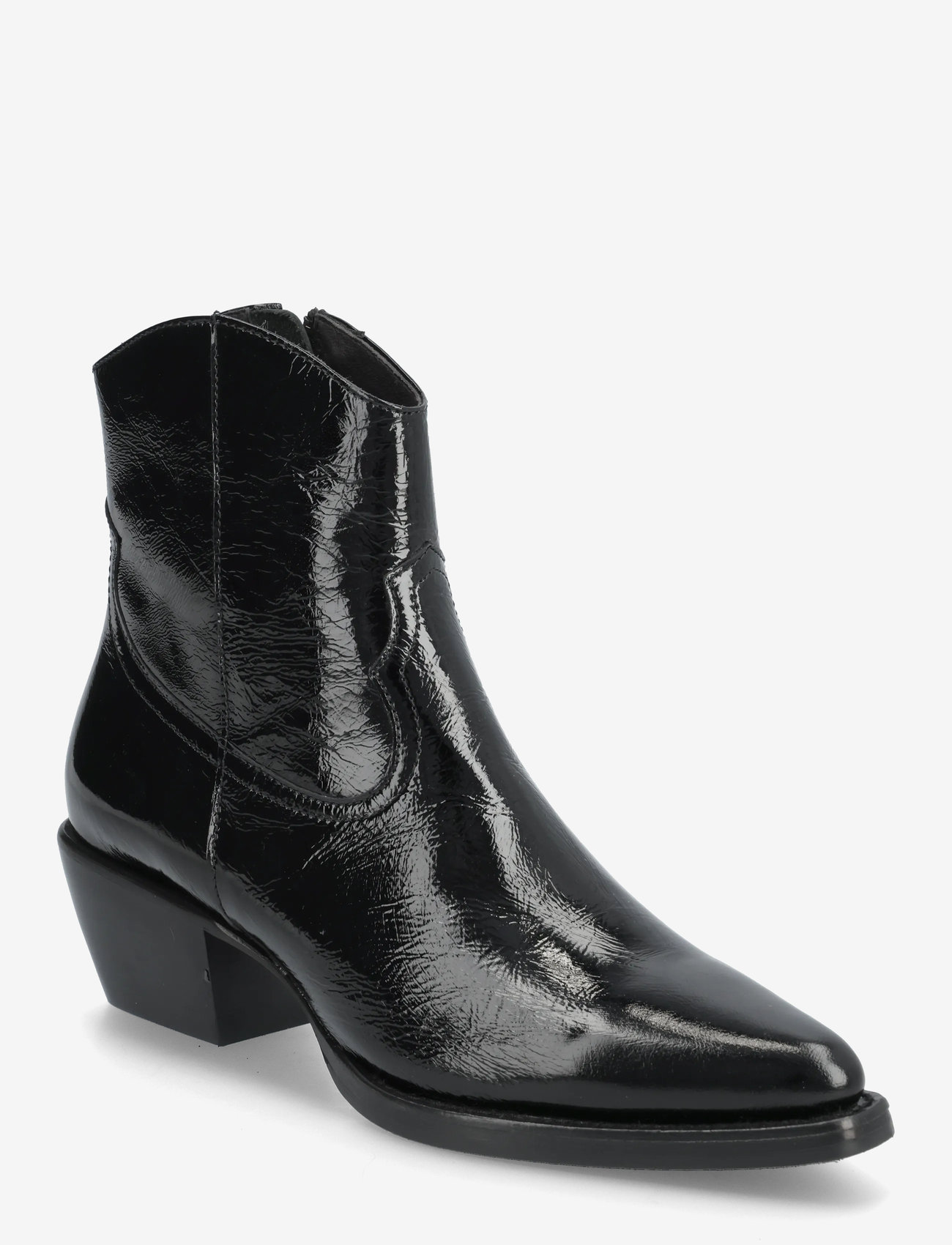 Billi Bi - Booties - cowboystøvler - black naplack - 0