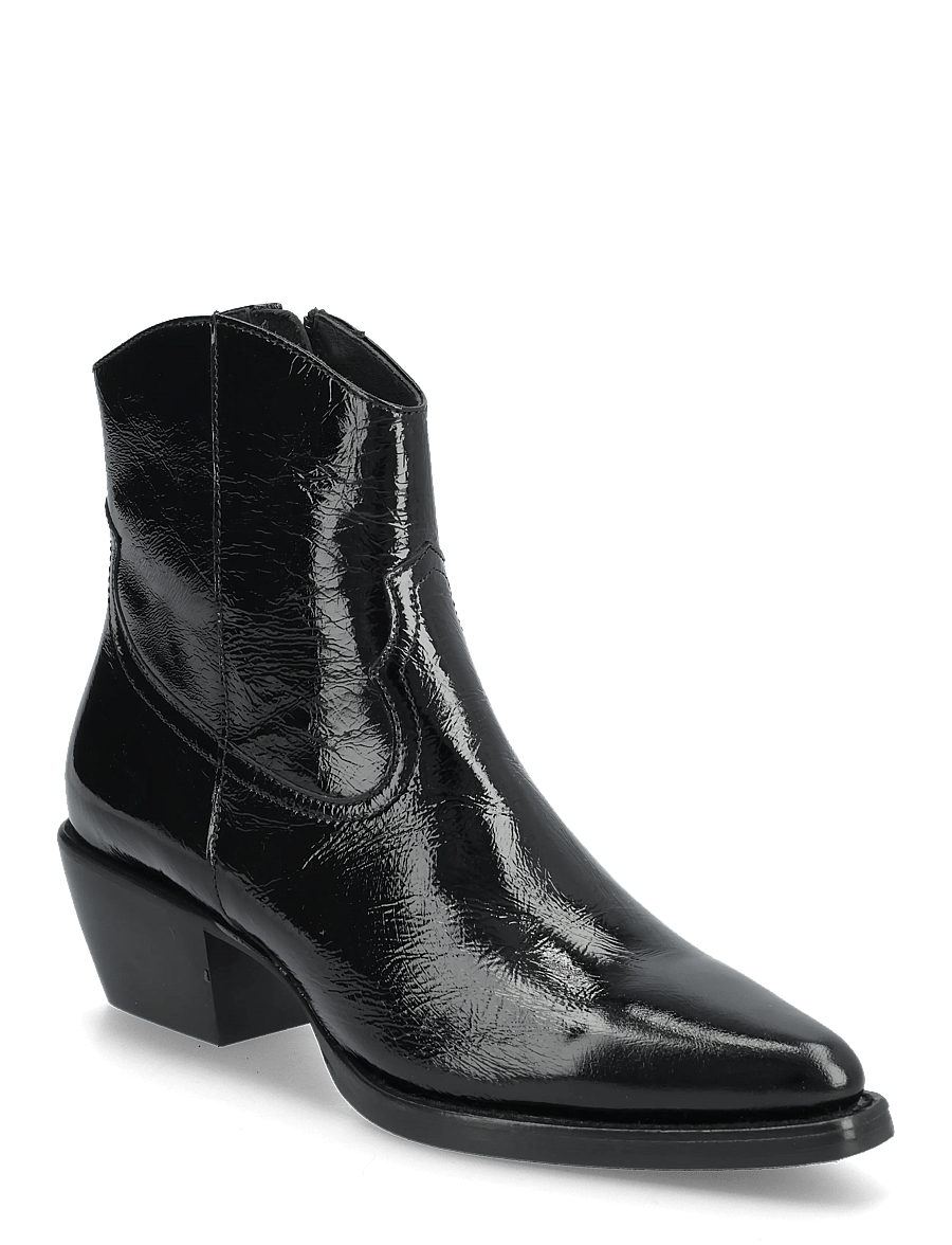 Billi Bi - Booties - cowboystøvler - black naplack - 0