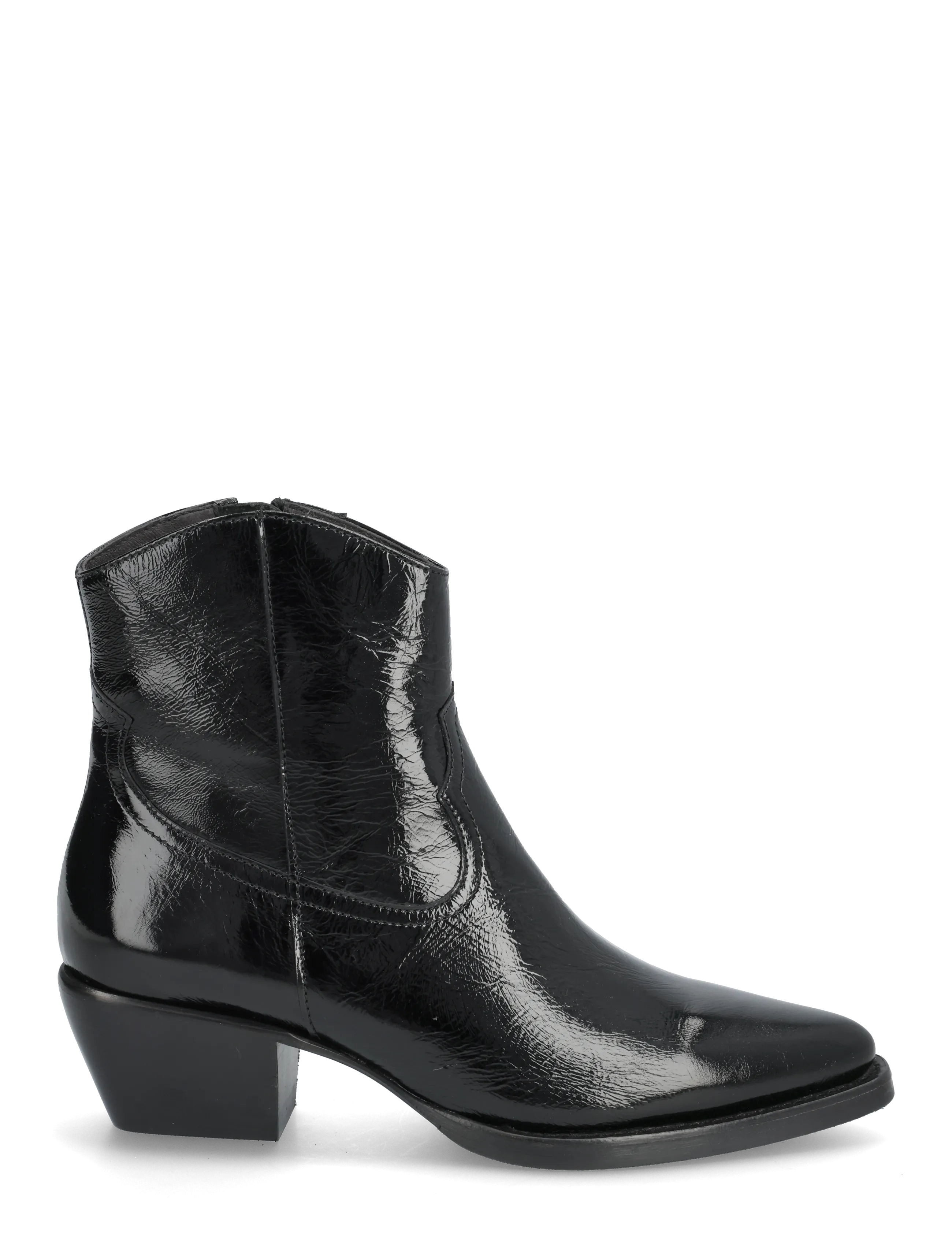 Billi Bi - Booties - cowboystøvler - black naplack - 1