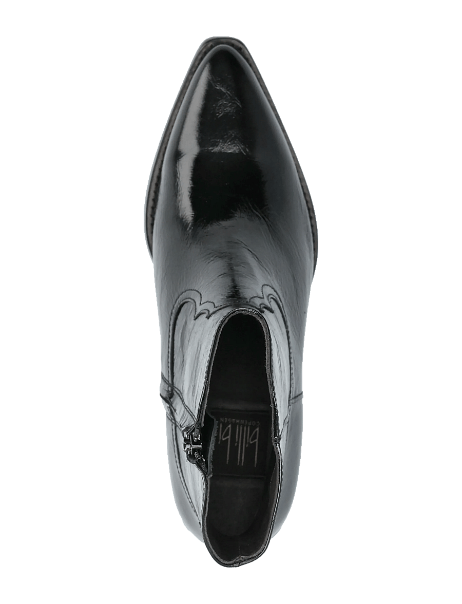 Billi Bi - Booties - cowboystøvler - black naplack - 3