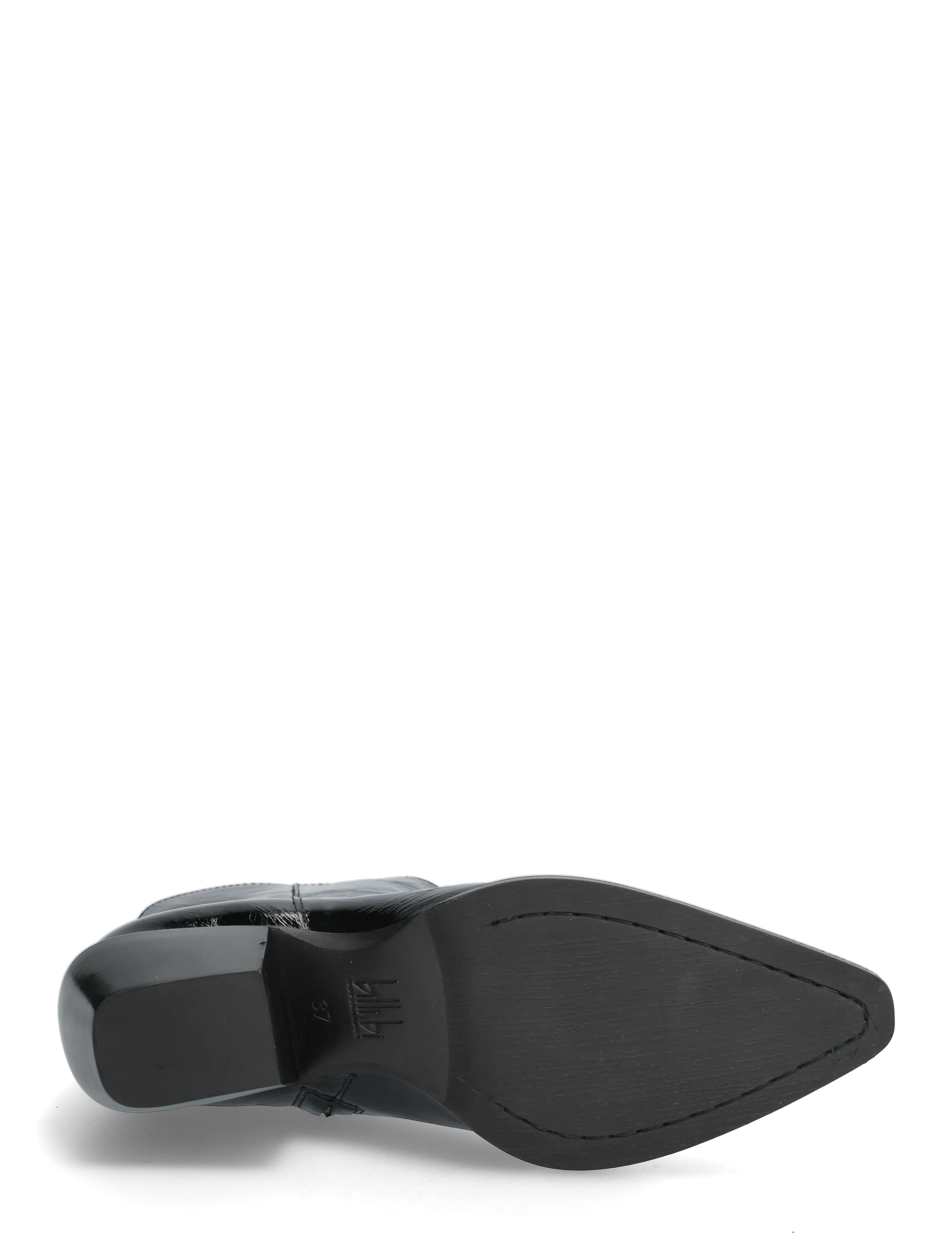 Billi Bi - Booties - cowboystøvler - black naplack - 4