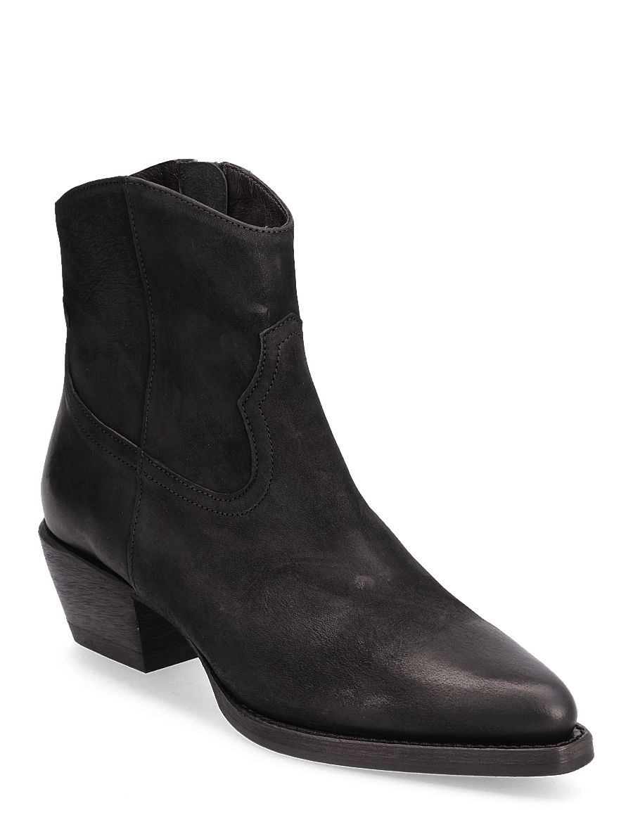 Billi Bi - Booties - kauboisaapad - black nubuk - 0