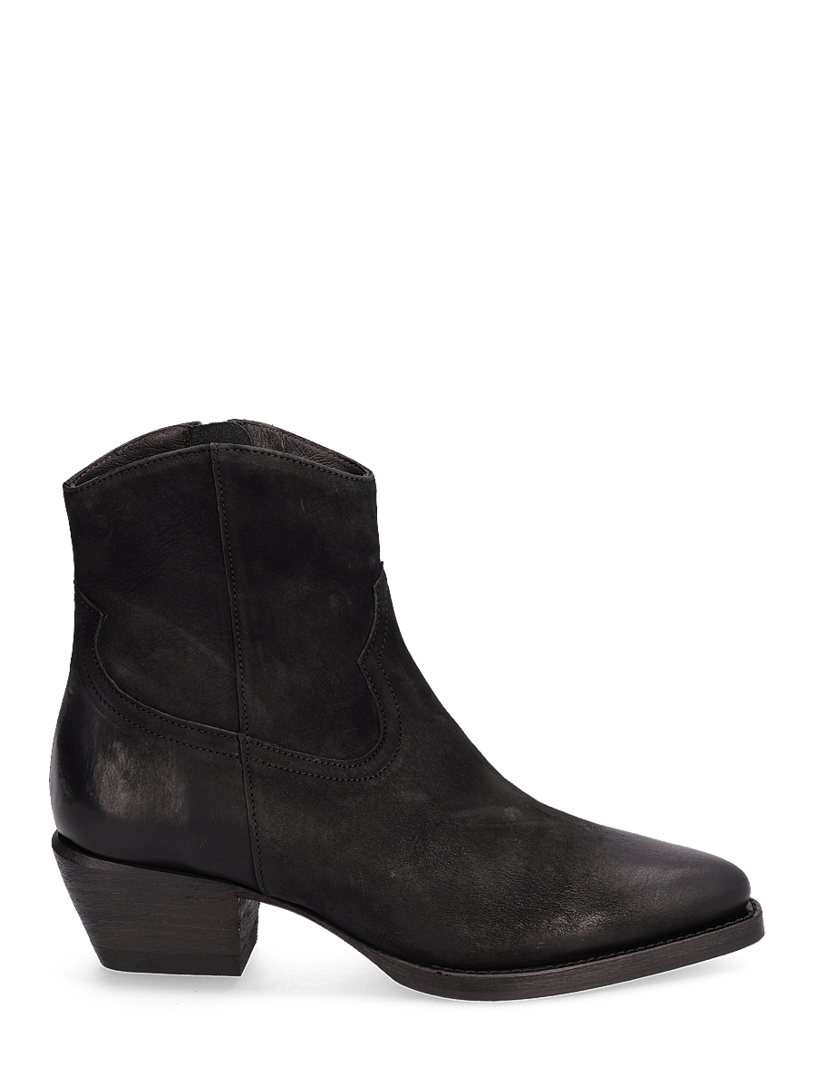 Billi Bi - Booties - kauboisaapad - black nubuk - 1