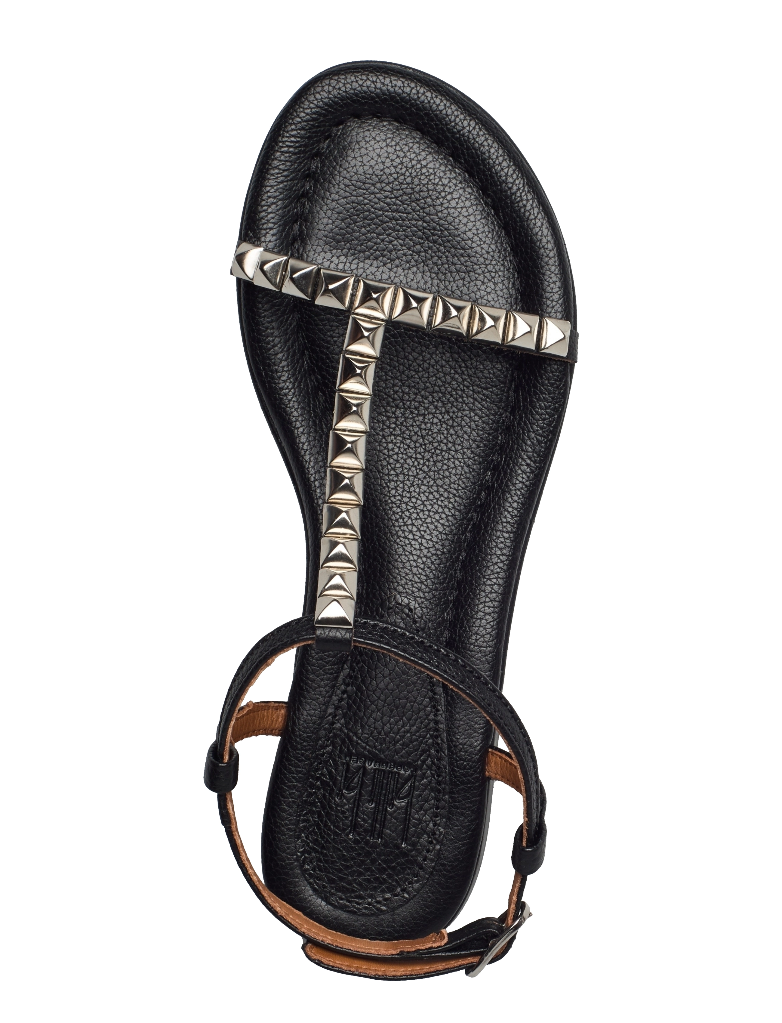 Billi Bi - Sandals A1624 - black buffalo/silver 803 - 3
