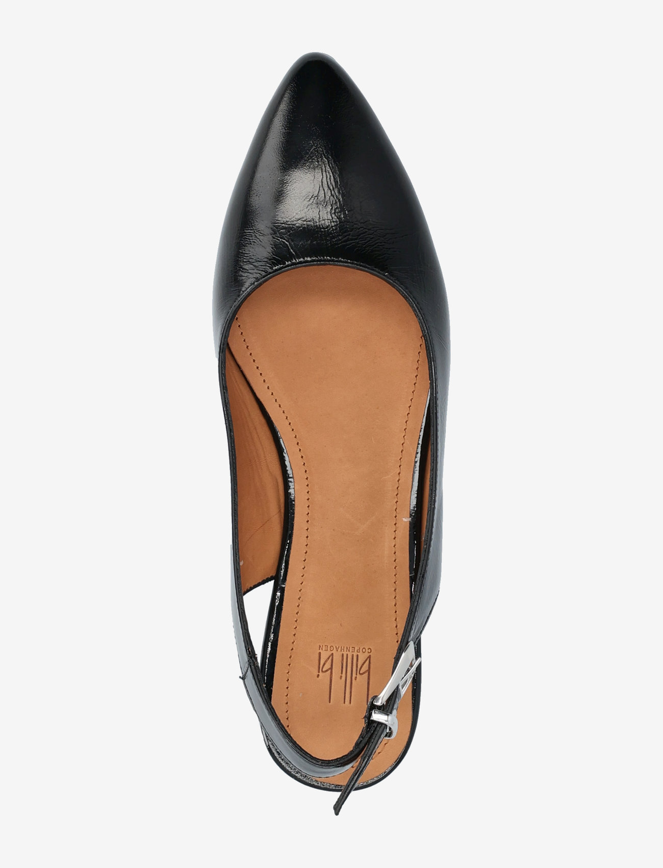 Billi Bi - Sling back - platta slingbacks - black naplack - 3