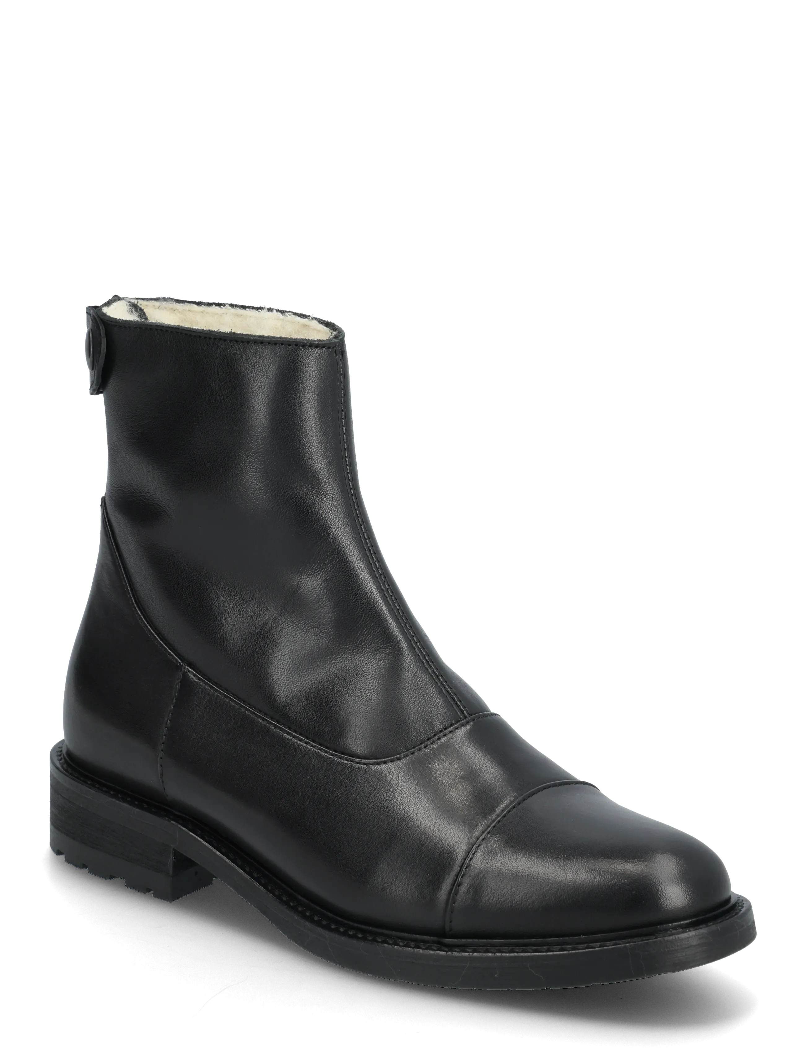 Billi Bi - Warm lining - bottines plates - black calf - 0