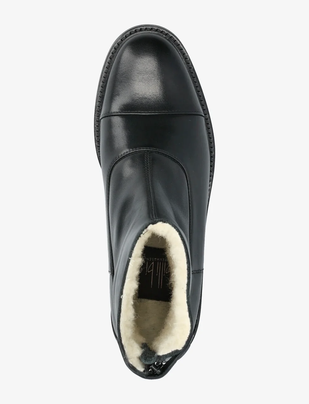 Billi Bi - Warm lining - flade ankelstøvler - black calf - 3