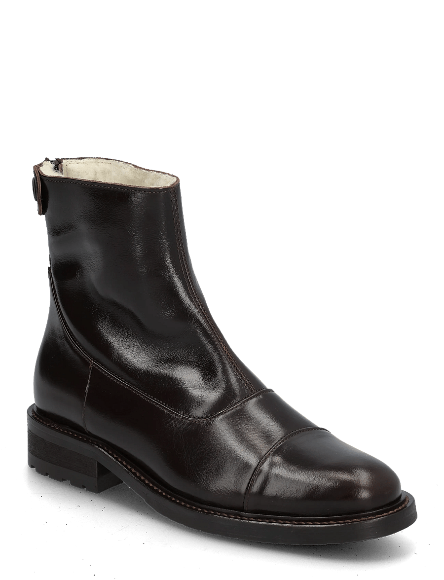 Billi Bi - Warm lining - madalad poolsaapad - espresso calf - 0
