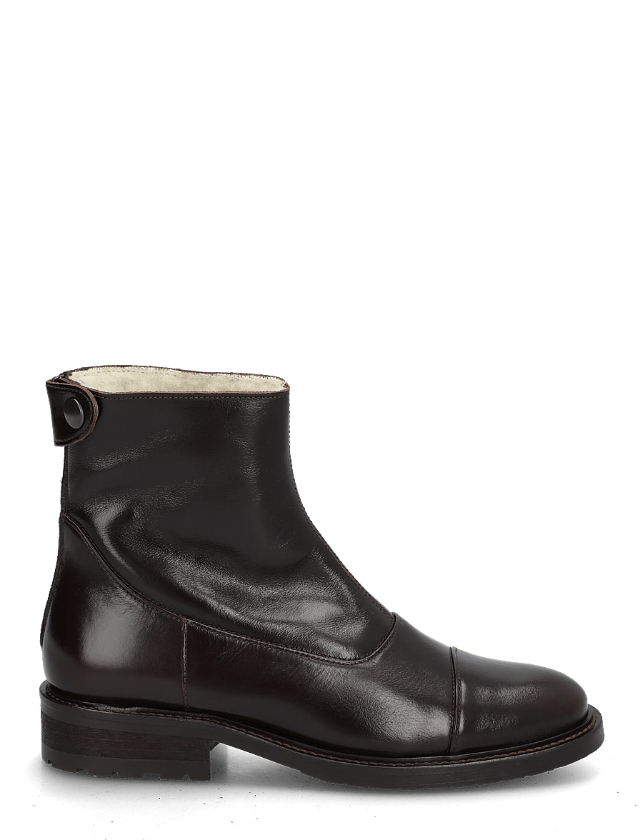 Billi Bi - Warm lining - madalad poolsaapad - espresso calf - 2