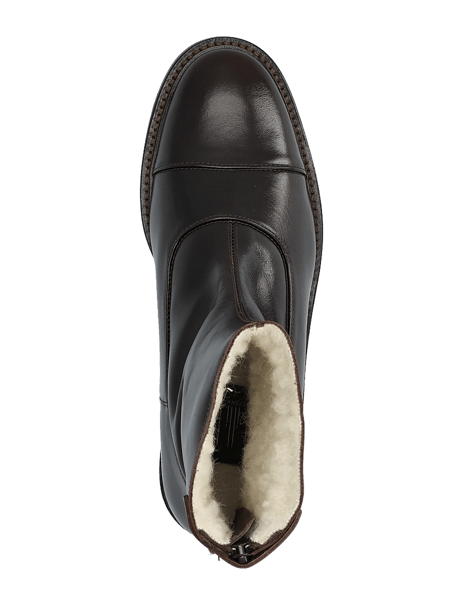 Billi Bi - Warm lining - madalad poolsaapad - espresso calf - 3