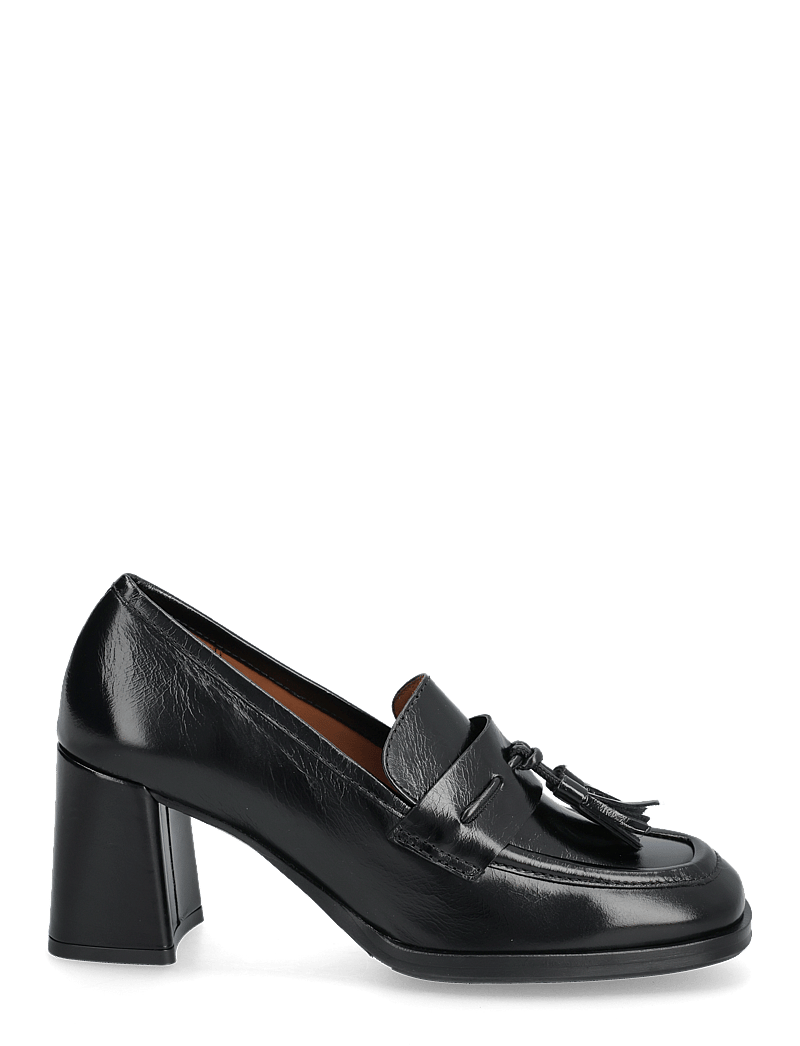 Billi Bi - Pumps - loafers med klack - black athene calf - 1