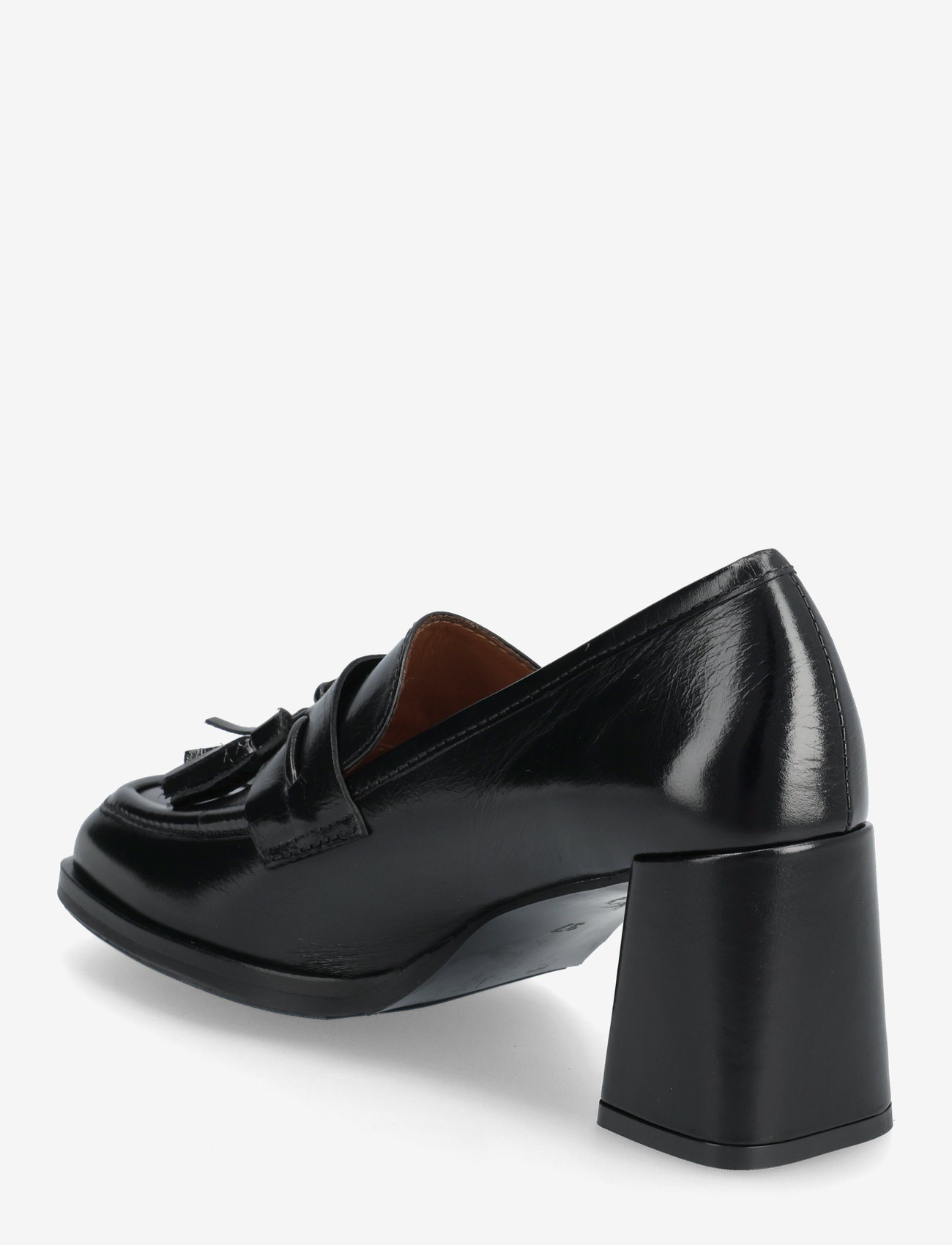 Billi Bi - Pumps - loafers med klack - black athene calf - 2