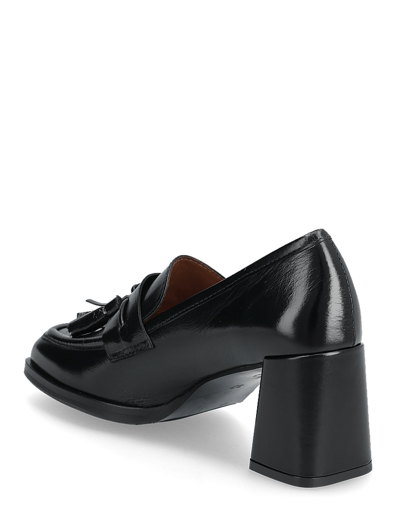 Billi Bi - Pumps - loafers med klack - black athene calf - 2