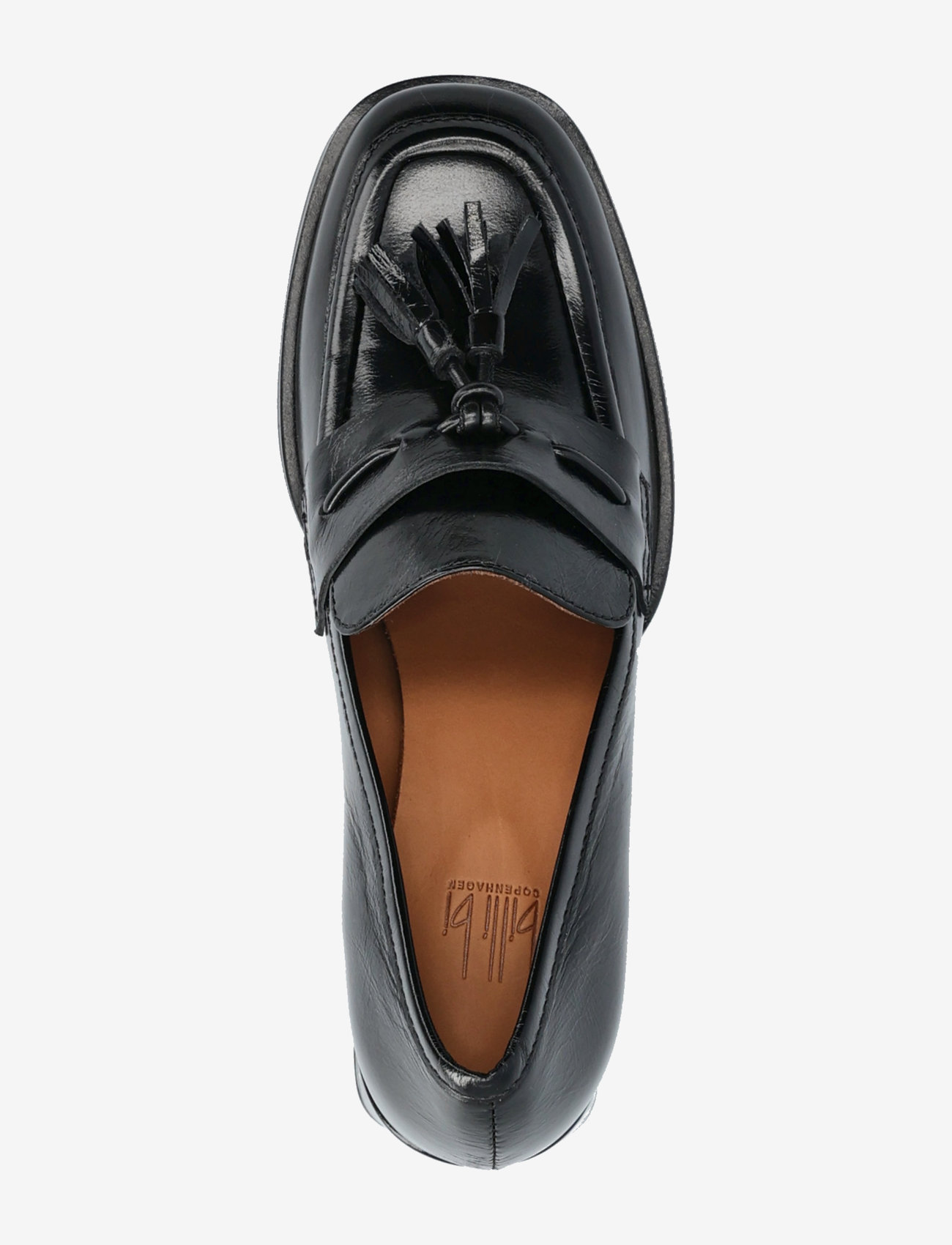 Billi Bi - Pumps - loafers med klack - black athene calf - 3