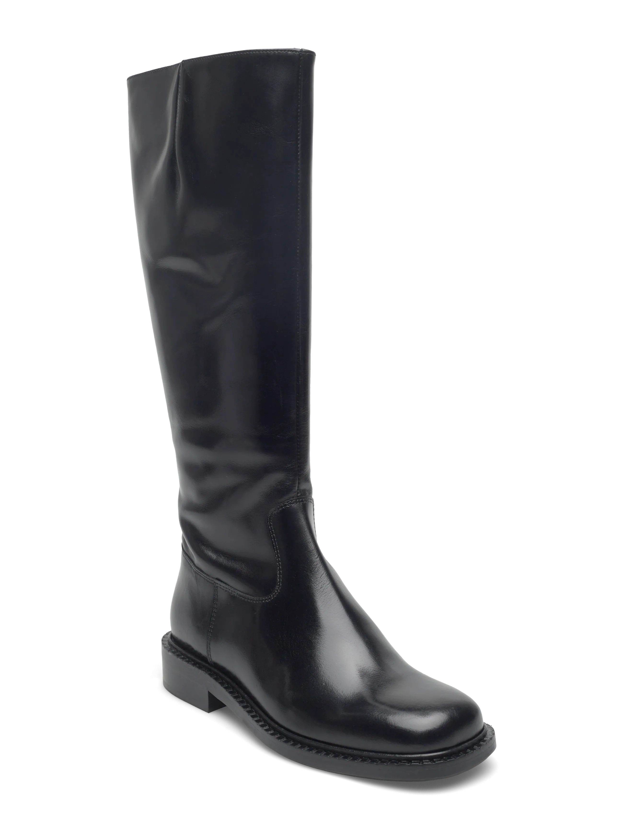 Billi Bi Long boots X-wide - Pikad saapad - BLACK RUSTIC OIL / black