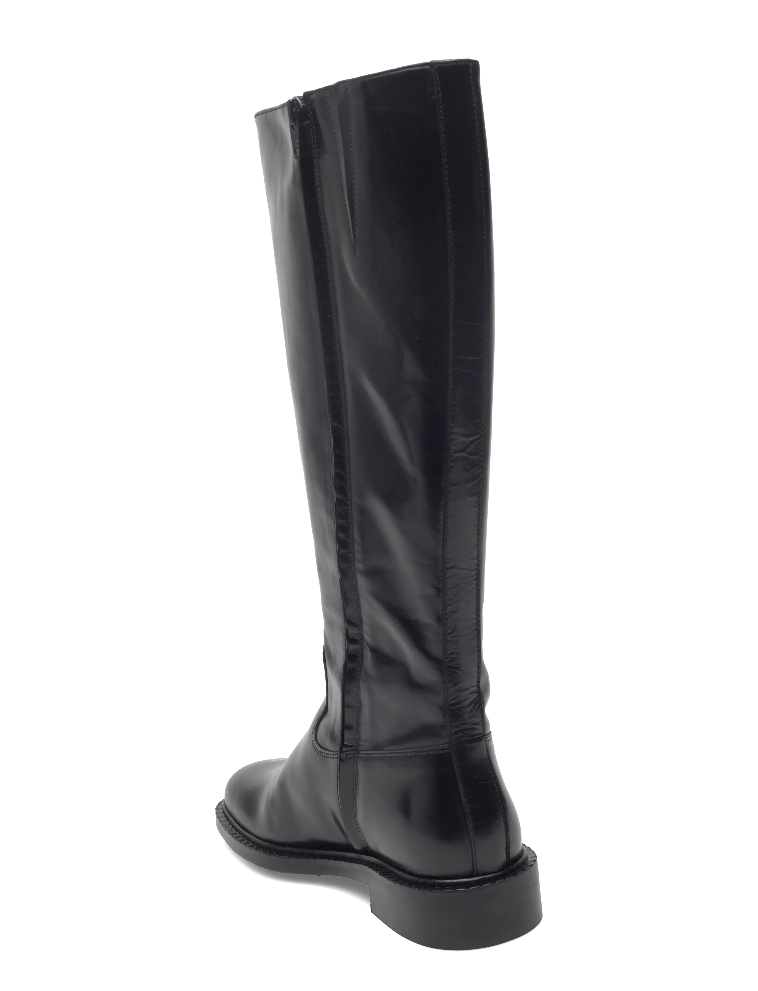 Billi Bi - Long boots X-wide - black rustic oil - 2