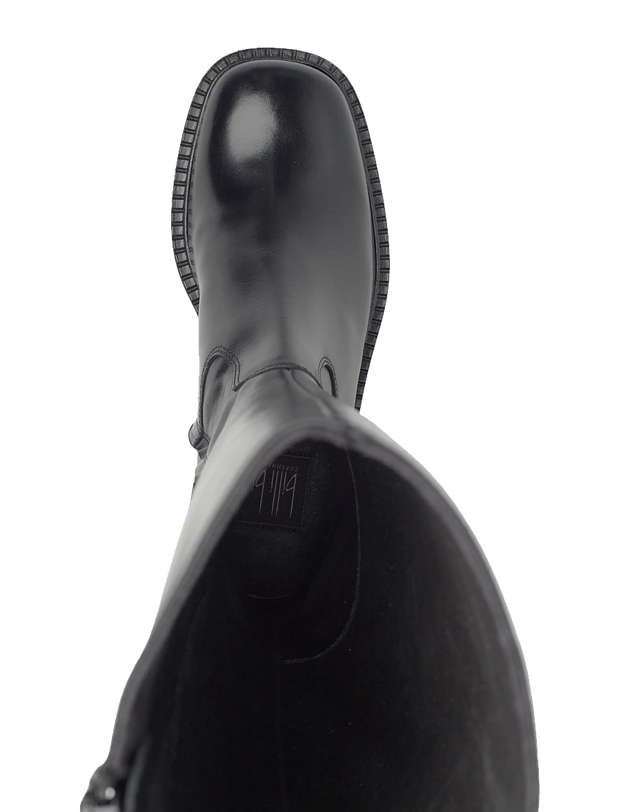 Billi Bi - Long boots X-wide - lange laarzen - black rustic oil - 3