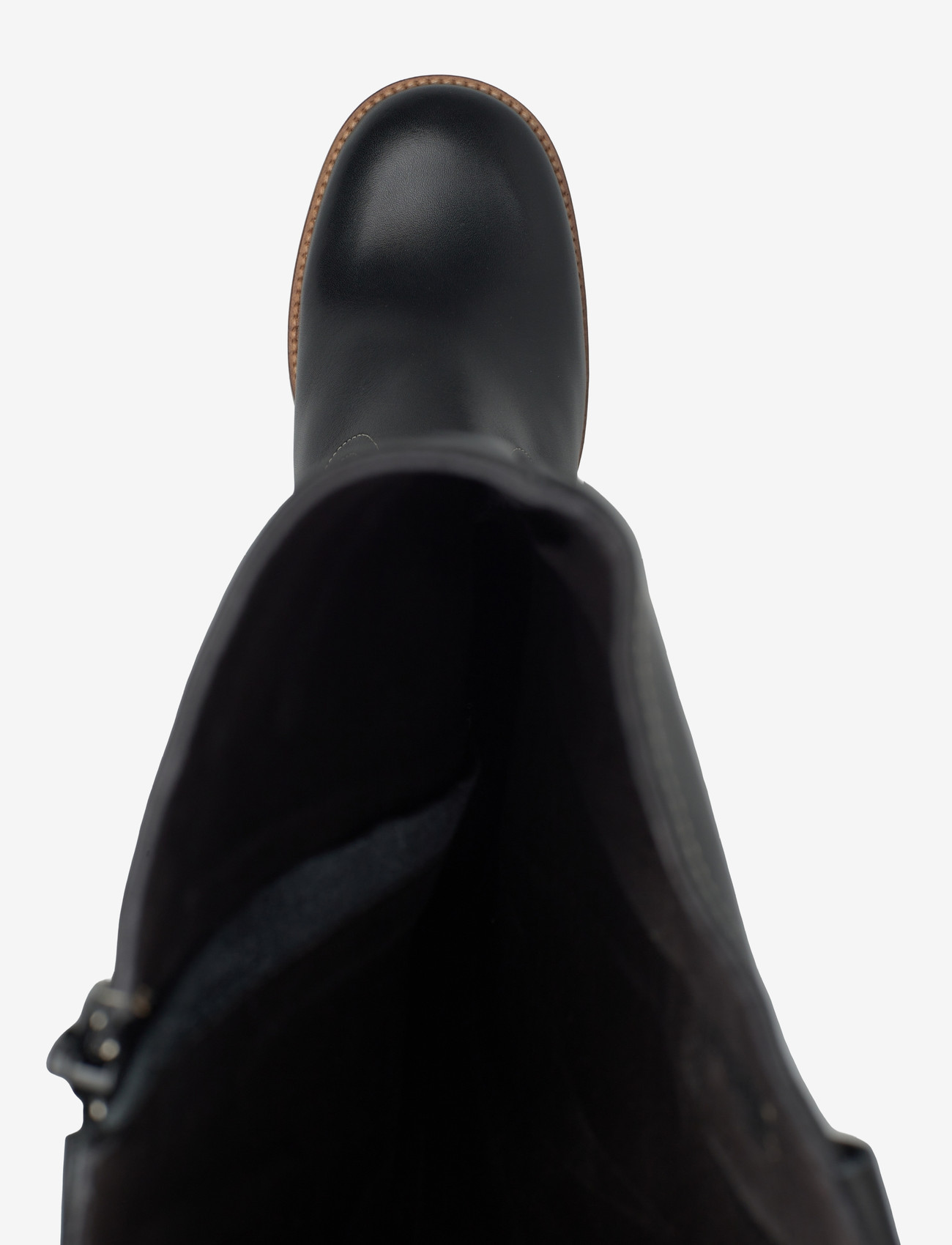 Billi Bi - Long boots X-wide - langskaftede støvler - black calf/lt. heel  -x wid - 3